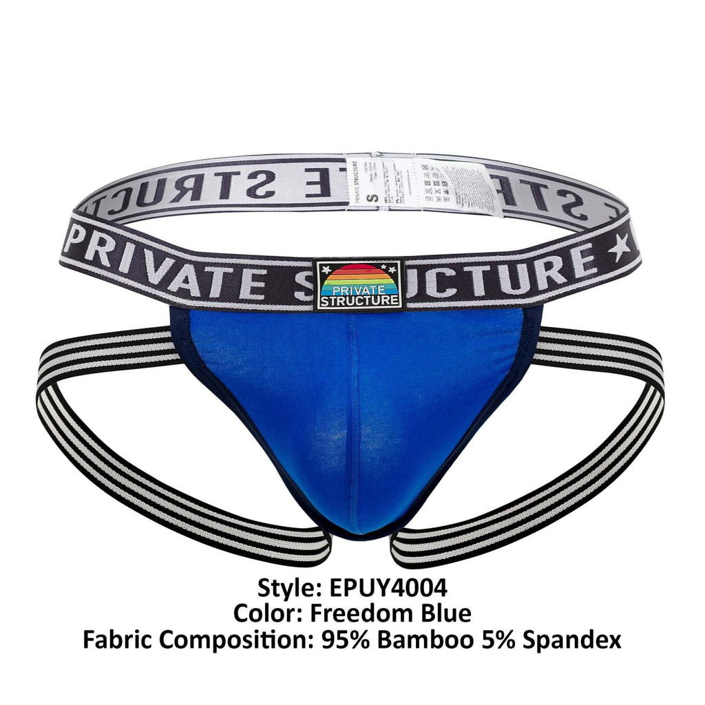 Private Structure EPUY4004 Pride Jockstrap Color Freedom Blue - DealByEthan.gay loves Private Structure