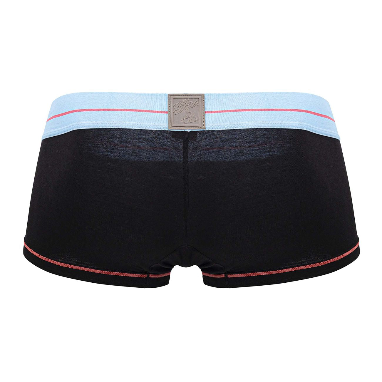 Private Structure MOUX4103 Mo Lite Mid Waist Trunks Color Black - DealByEthan.gay loves Private Structure