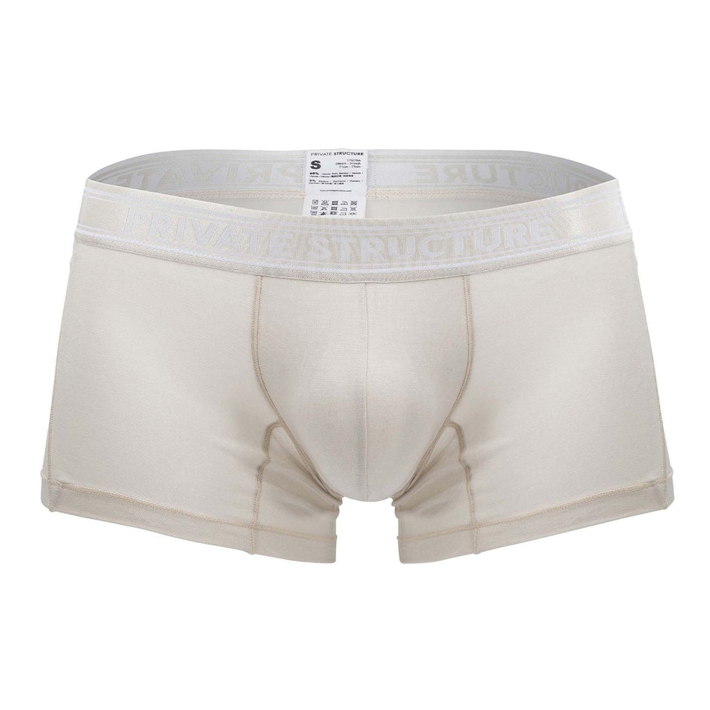 Private Structure PBUT4379 Bamboo Mid Waist Trunks Color Bleached Sand - DealByEthan.gay loves Private Structure