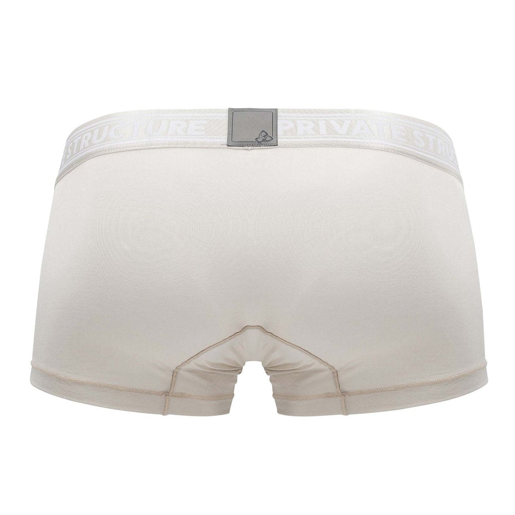 Private Structure PBUT4379 Bamboo Mid Waist Trunks Color Bleached Sand - DealByEthan.gay loves Private Structure