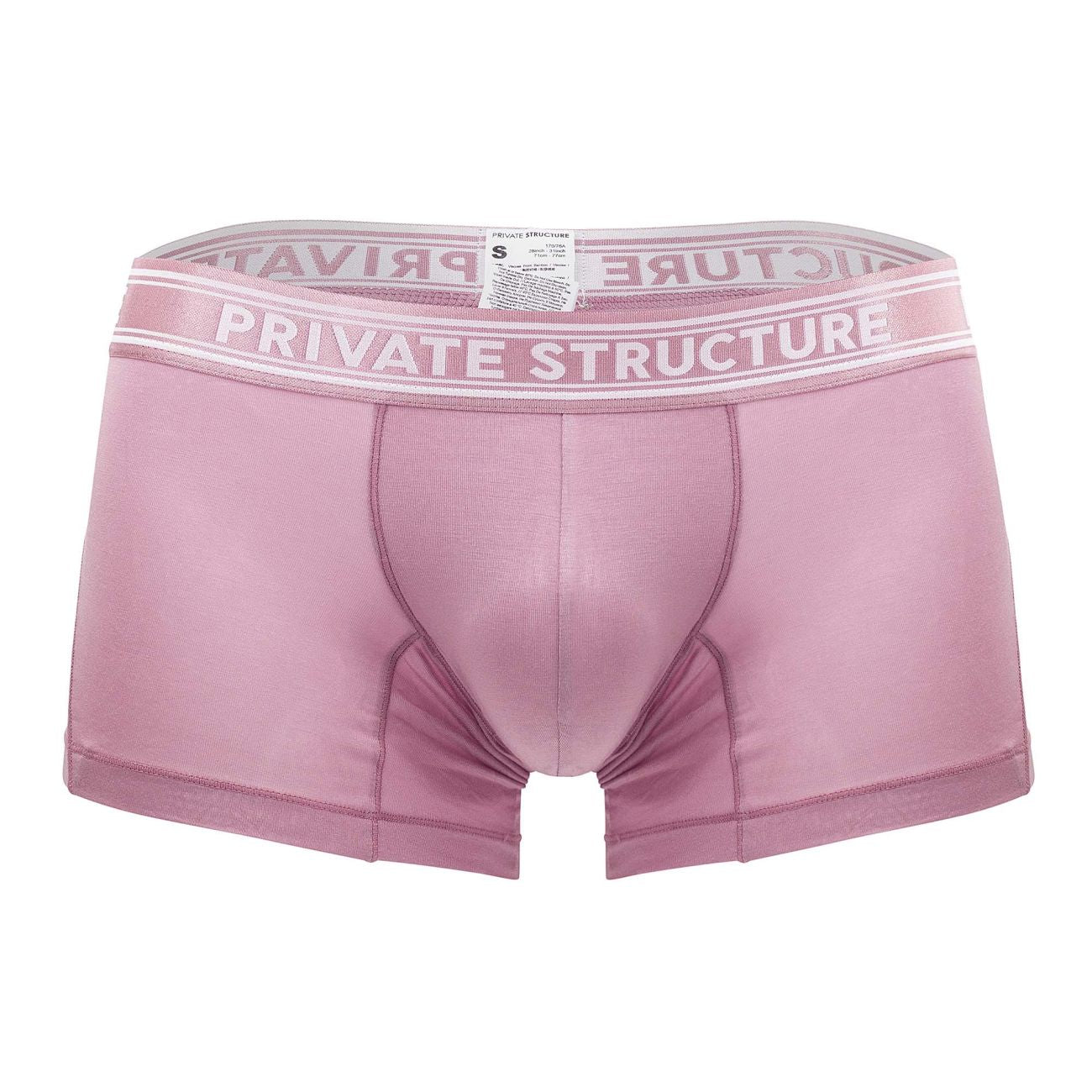 Private Structure PBUT4379 Bamboo Mid Waist Trunks Color Smoke Red - DealByEthan.gay loves Private Structure