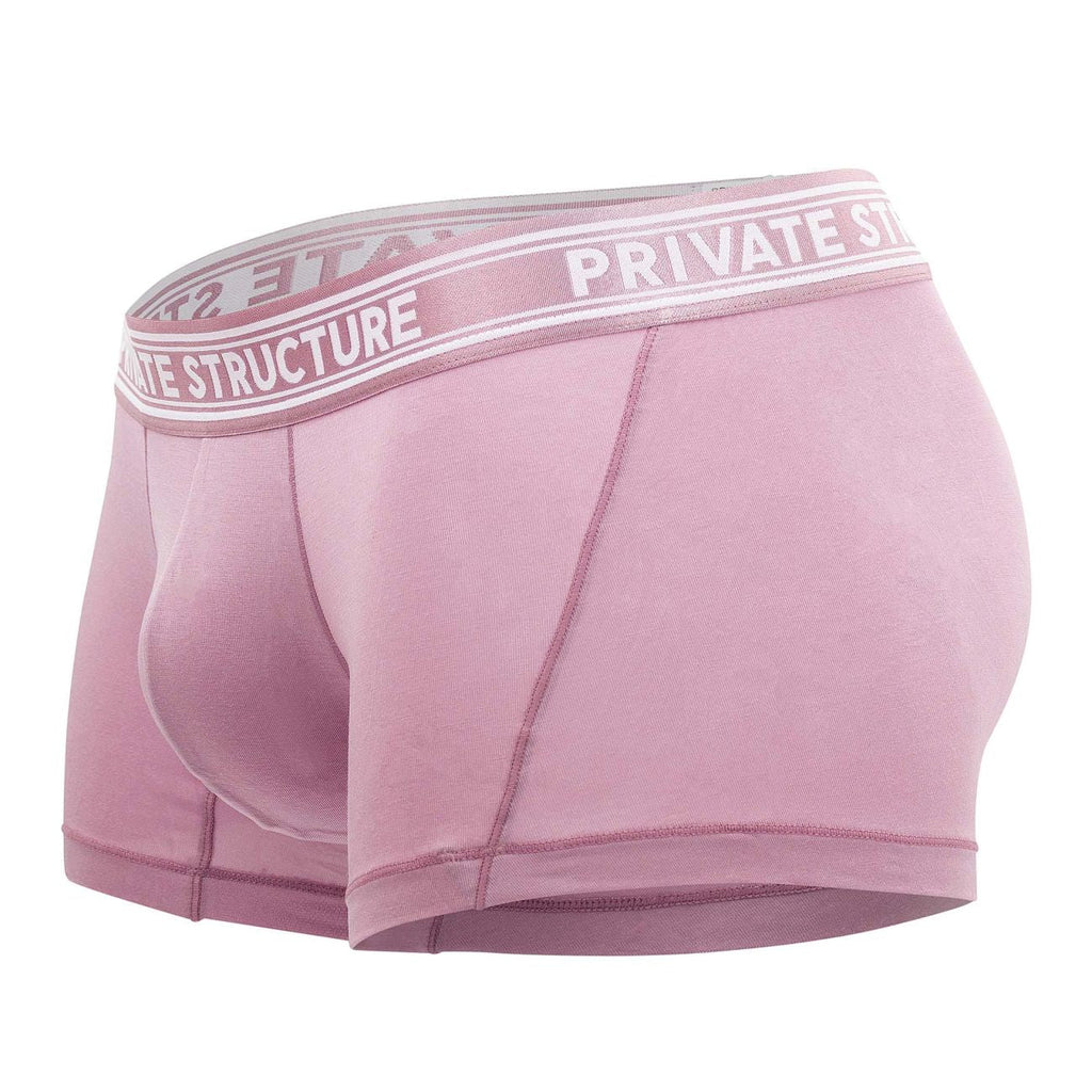 Private Structure PBUT4379 Bamboo Mid Waist Trunks Color Smoke Red - DealByEthan.gay loves Private Structure