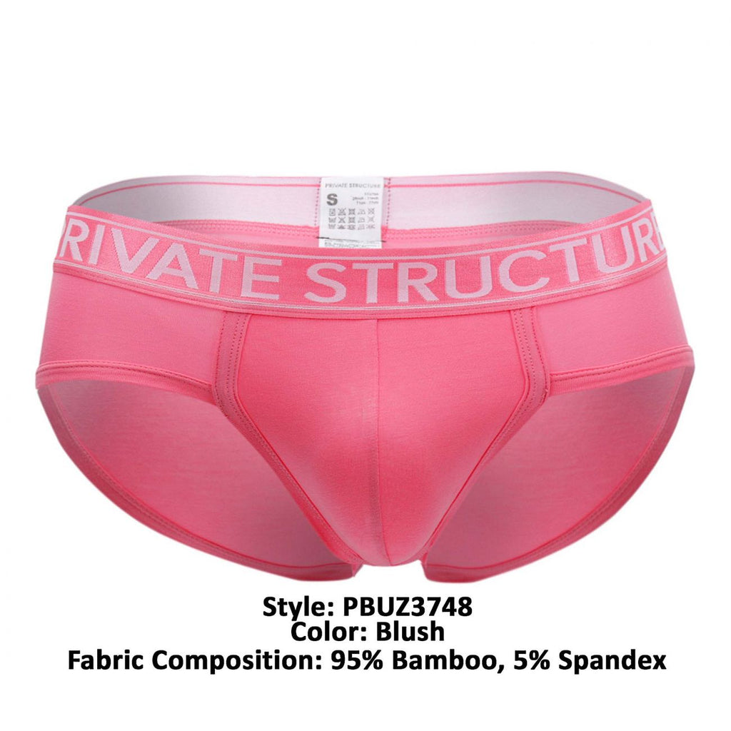 Private Structure PBUZ3748 Platinum Bamboo Contour Briefs Color Blush - DealByEthan.gay loves Private Structure