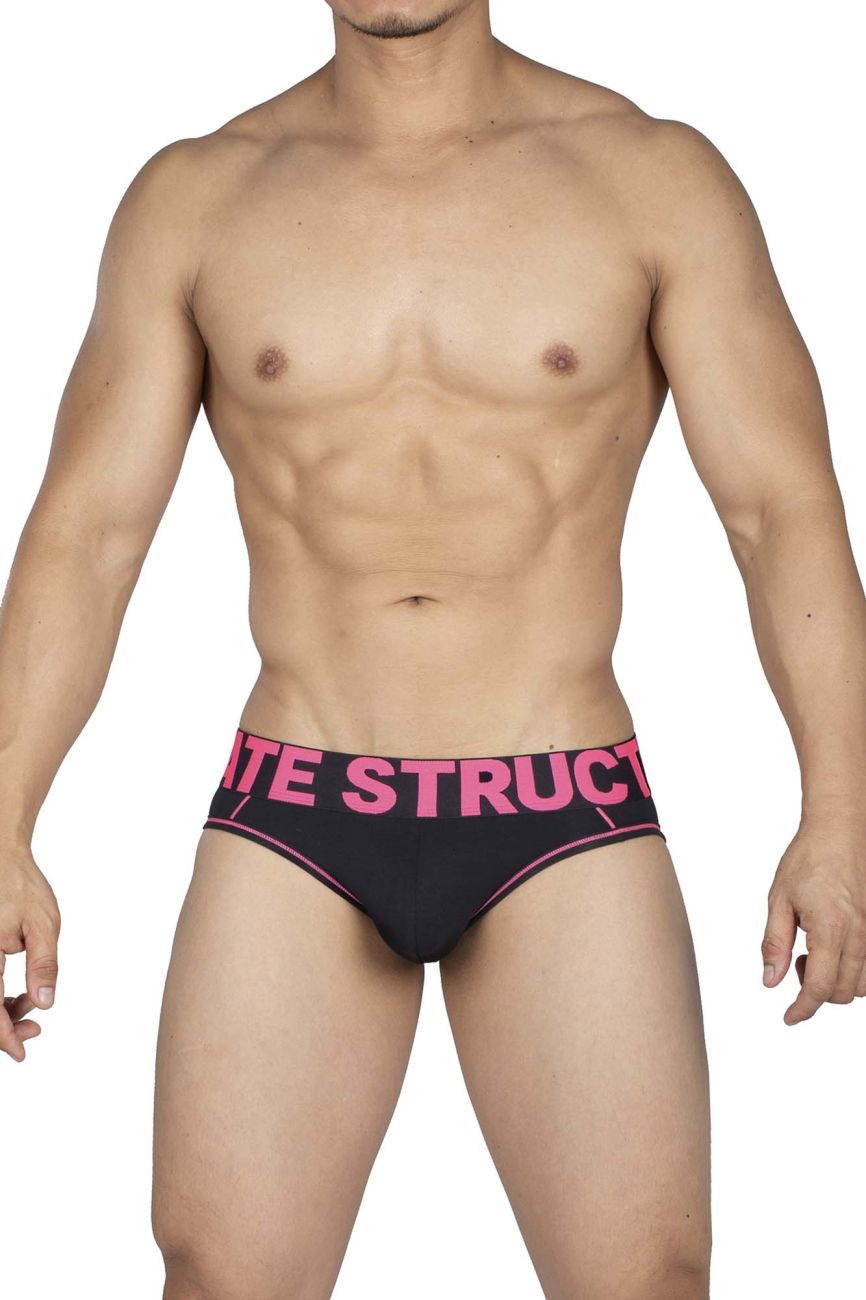 Private Structure PMUX4181 Modality Mini Briefs Color Black-Magenta - DealByEthan.gay loves Private Structure