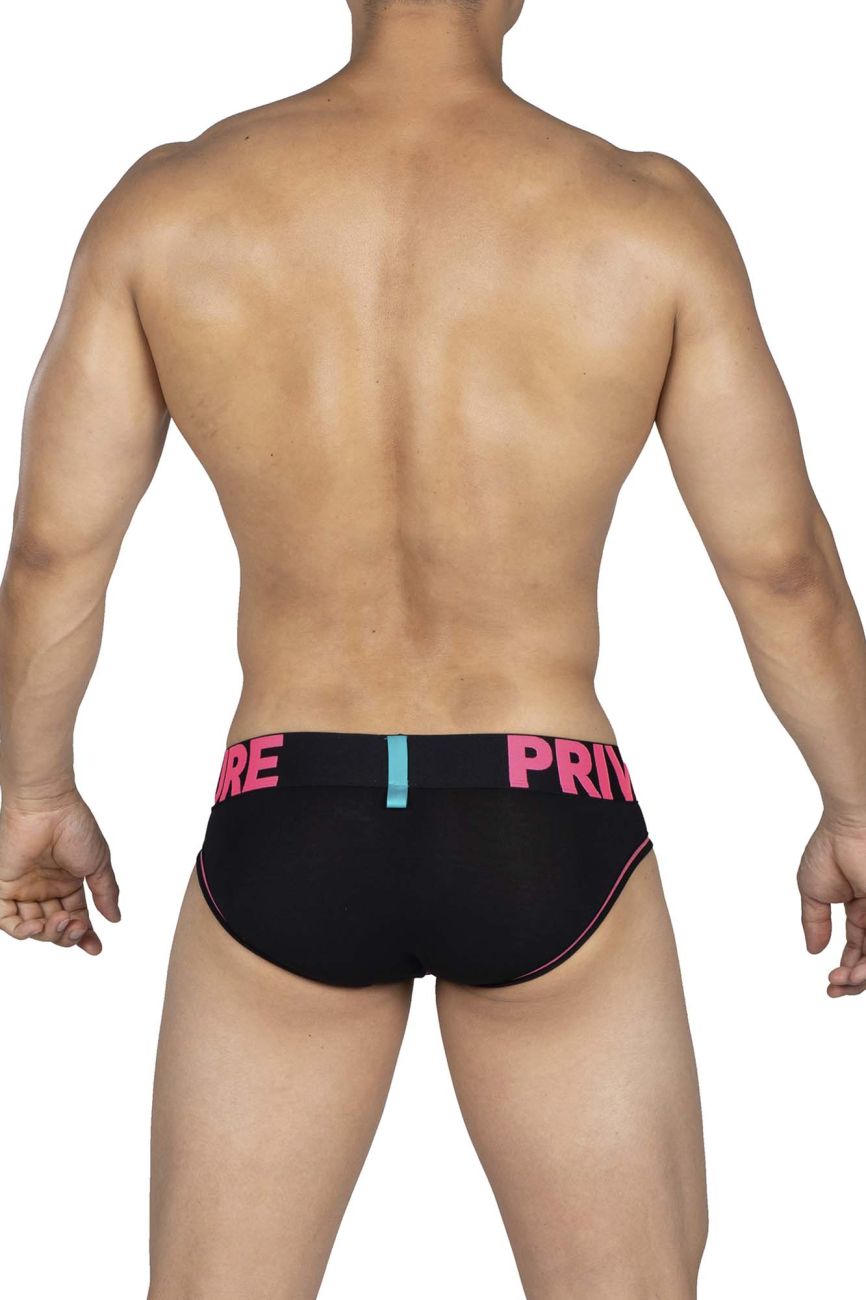 Private Structure PMUX4181 Modality Mini Briefs Color Black-Magenta - DealByEthan.gay loves Private Structure