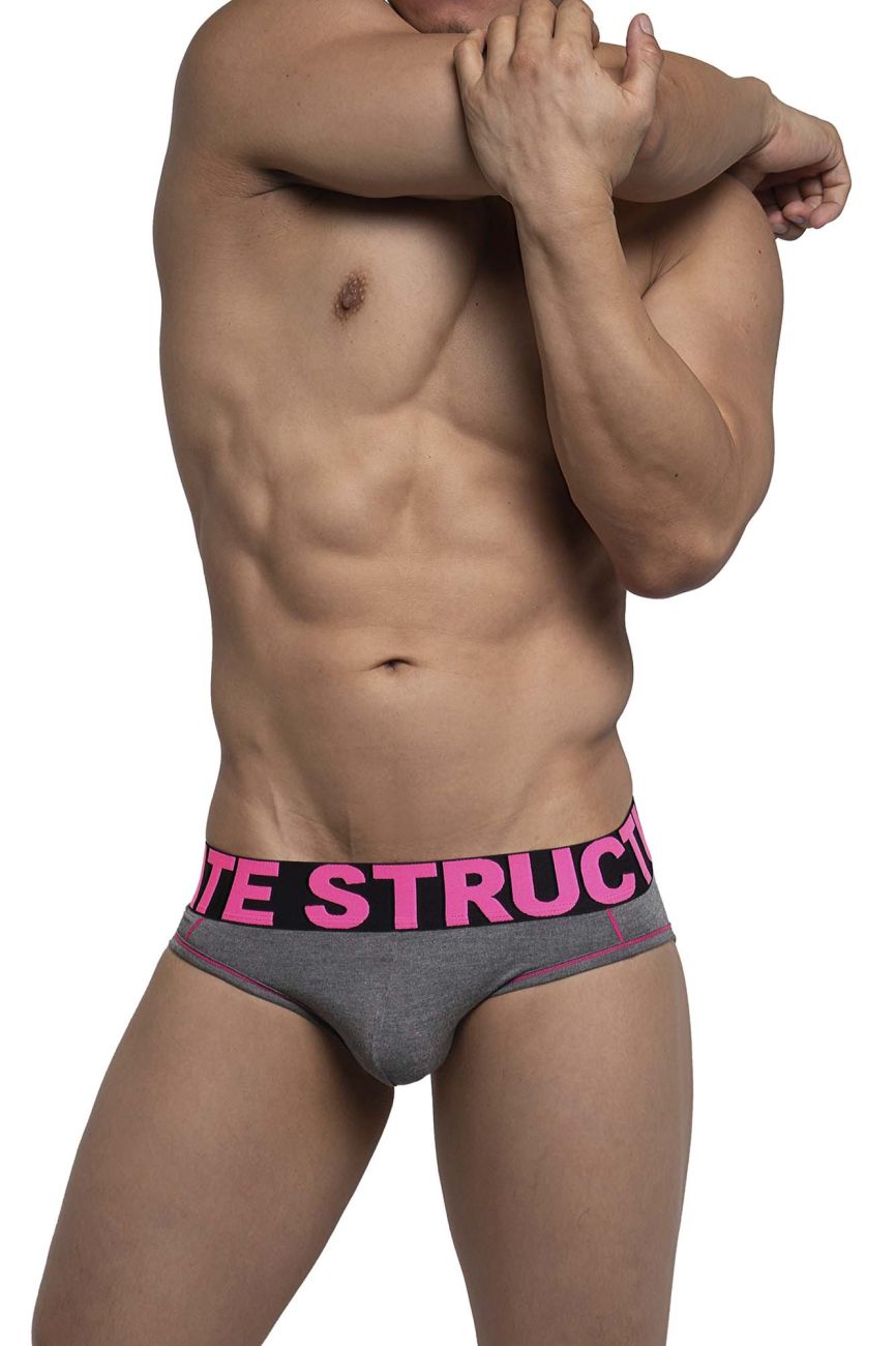 Private Structure PMUX4181 Modality Mini Briefs Color Melange-Magenta - DealByEthan.gay loves Private Structure