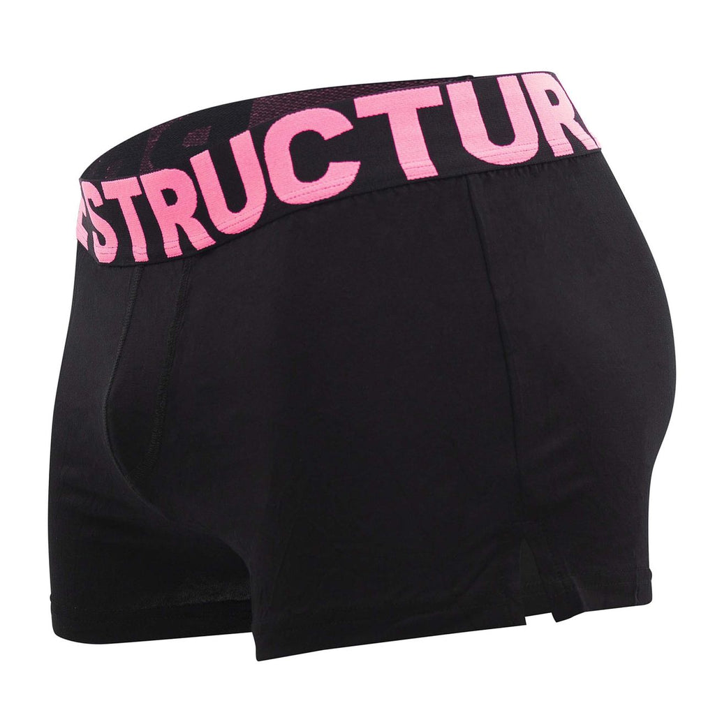 Private Structure PMUX4183 Modality Lounge Shorts Color Black-Magenta - DealByEthan.gay loves Private Structure