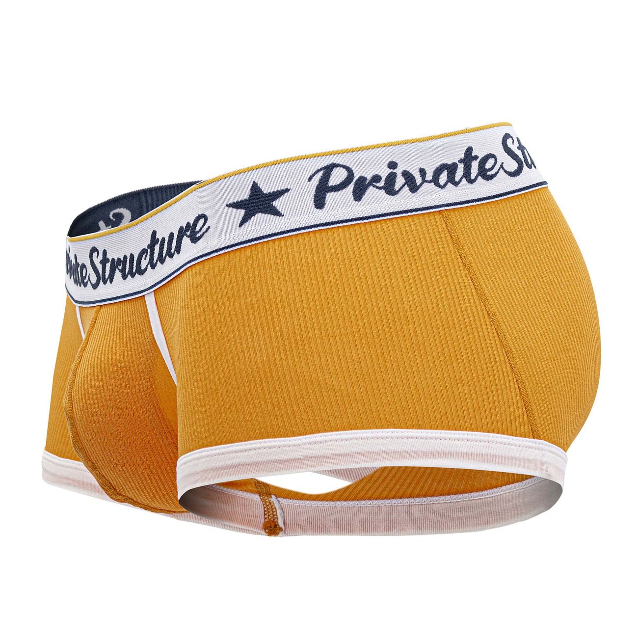 Private Structure SCUS4530 Classic Mid Waist Trunks Color Orange - DealByEthan.gay loves Private Structure