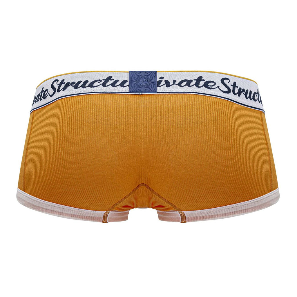 Private Structure SCUS4530 Classic Mid Waist Trunks Color Orange - DealByEthan.gay loves Private Structure