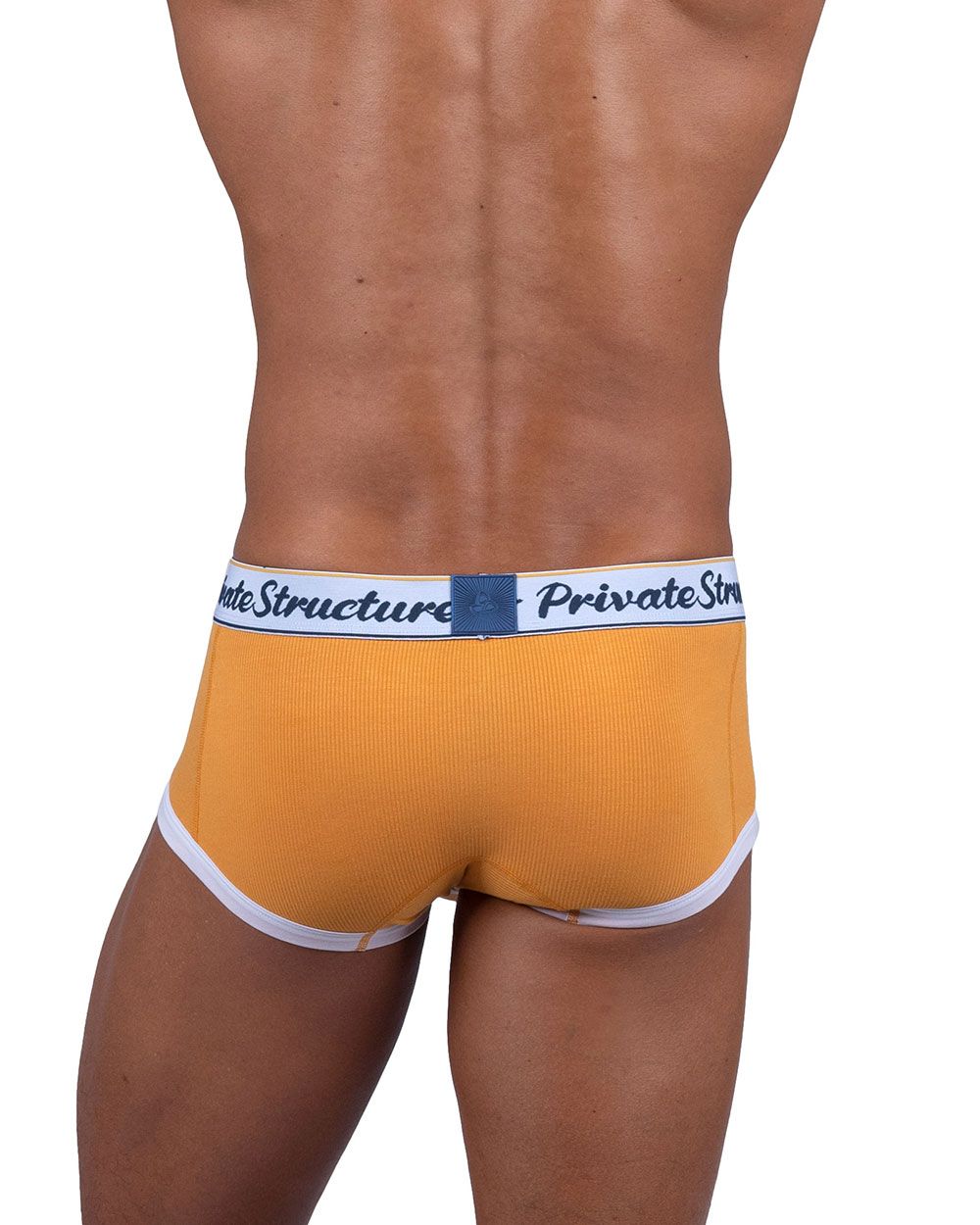 Private Structure SCUS4530 Classic Mid Waist Trunks Color Orange - DealByEthan.gay loves Private Structure