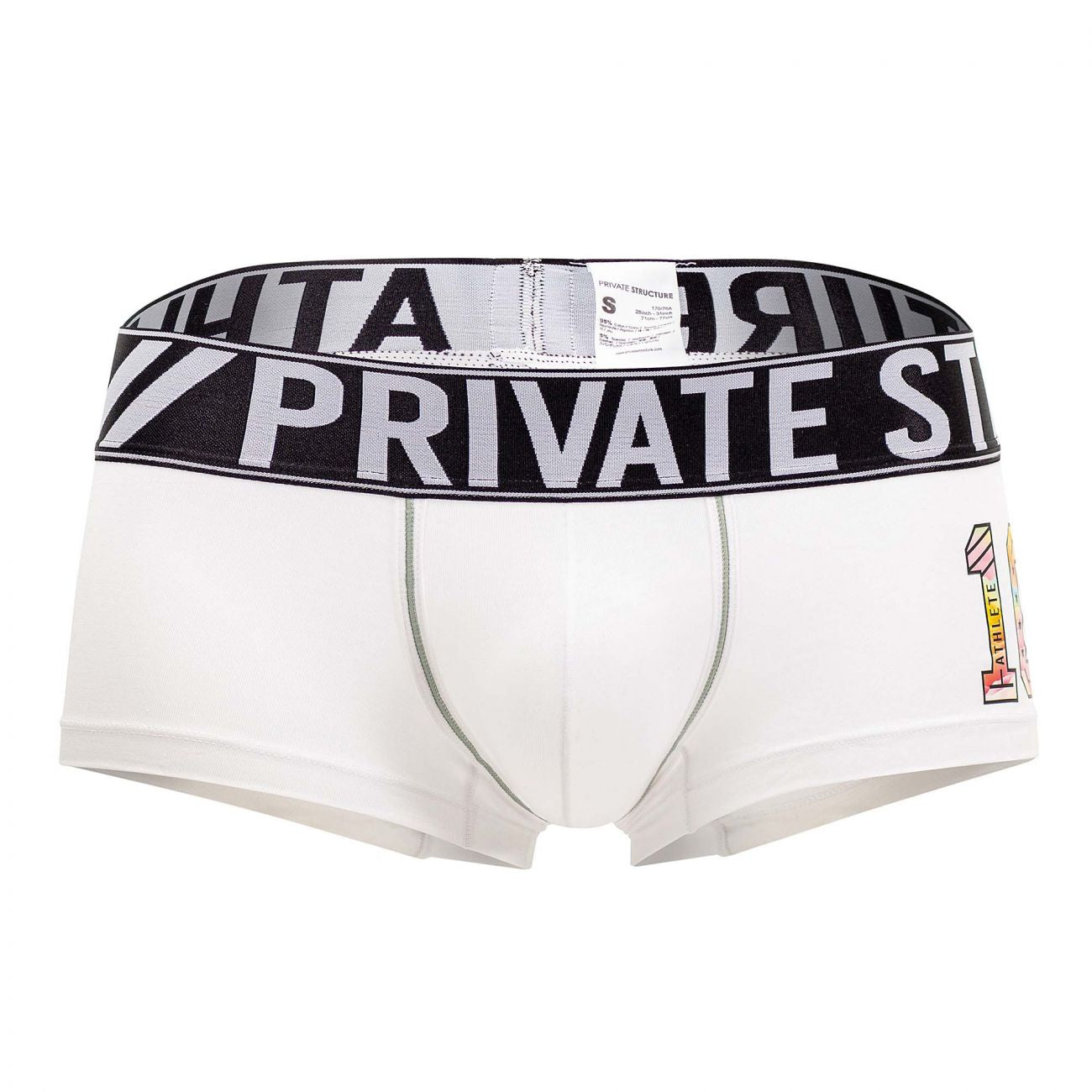 Private Structure BAUX4196 Athlete Trunks Farbe Weiß