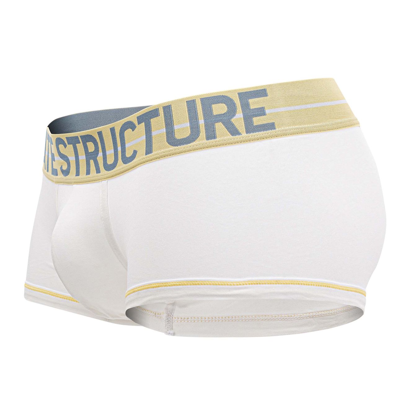 Private Structure MOUX4103 Mo Lite Mid Waist Trunks Farbe Weiß