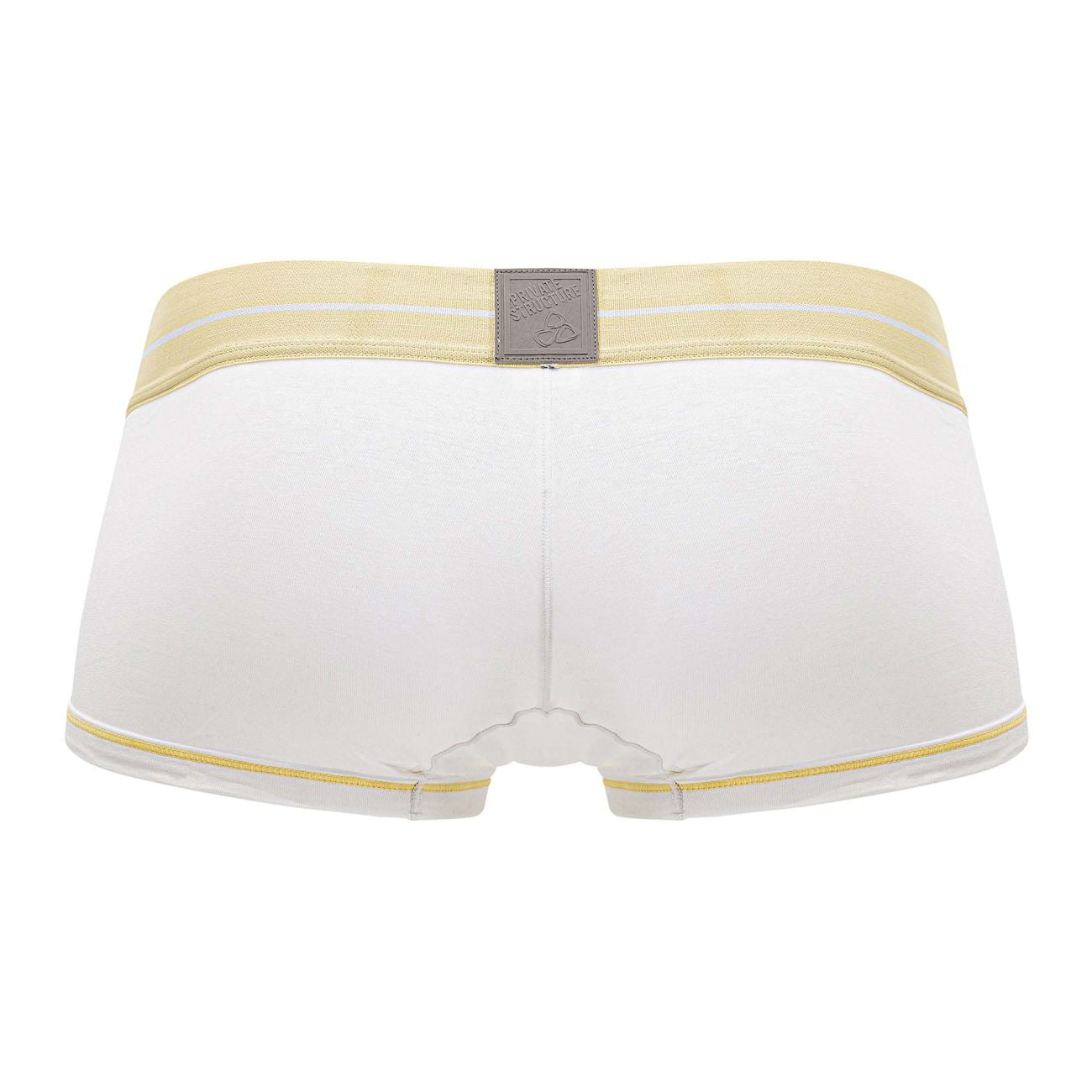 Private Structure MOUX4103 Mo Lite Mid Waist Trunks Color White