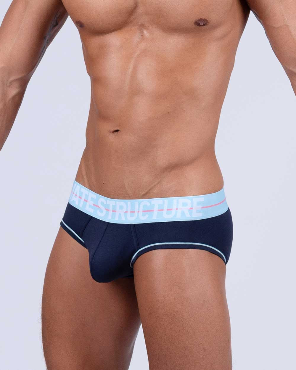 Private Structure MOUX4104 Mo Lite Mid Waist Mini Slip Farbe Navy