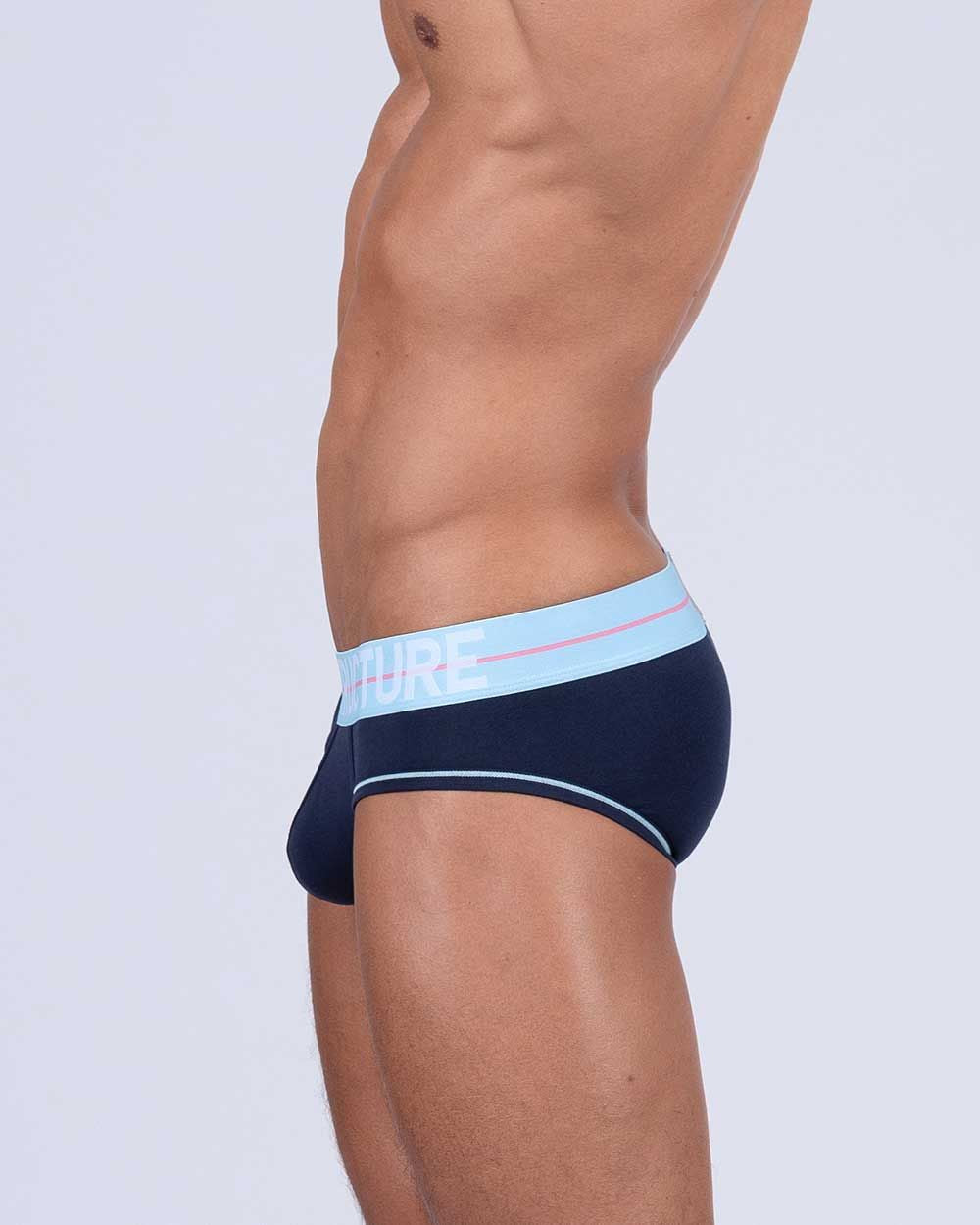 Private Structure MOUX4104 Mo Lite Mid Waist Mini Slip Farbe Navy
