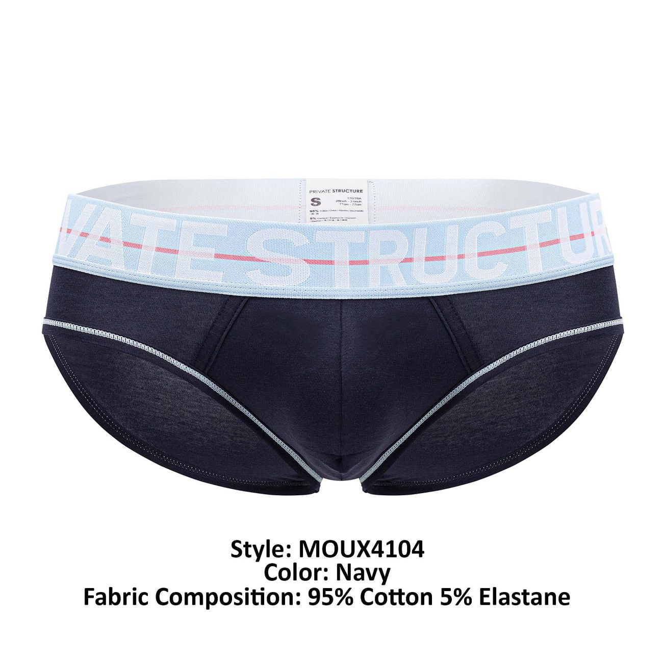 Private Structure MOUX4104 Mo Lite Mid Waist Mini Slip Farbe Navy