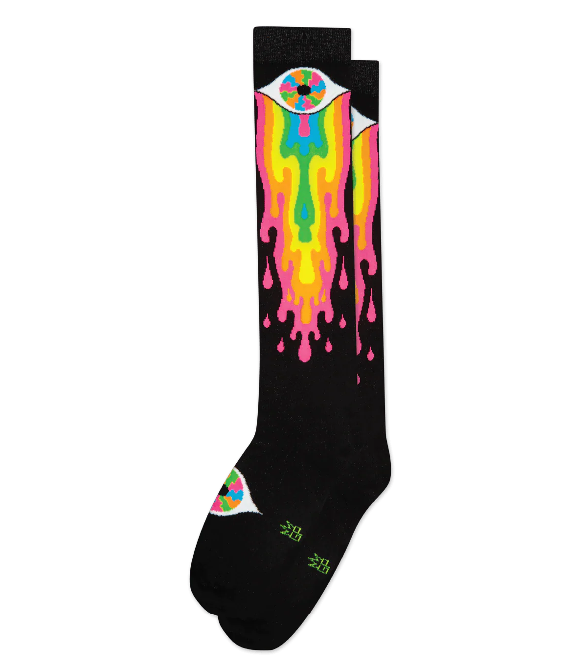 PSYCHEDELIC EYE KNEE HIGH SOCKS - DealByEthan.gay