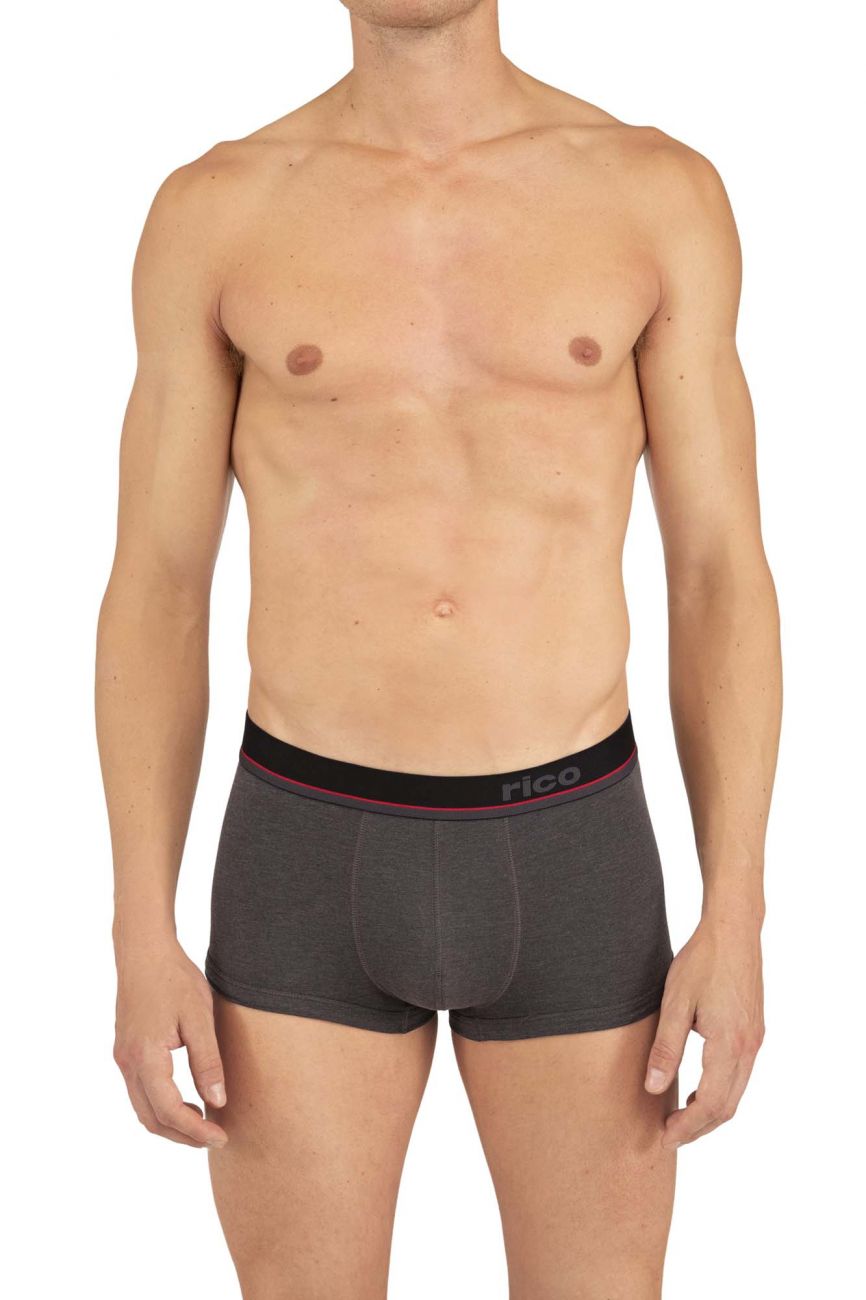 Rico 250108 3PK Brazilian Trunks Color Black-Gray - DealByEthan.gay loves Rico