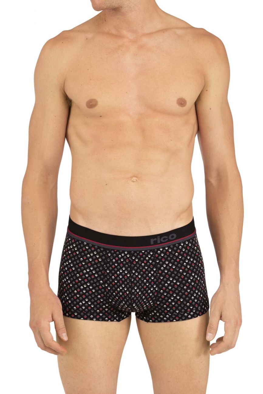 Rico 250108 3PK Brazilian Trunks Color Black-Gray - DealByEthan.gay loves Rico