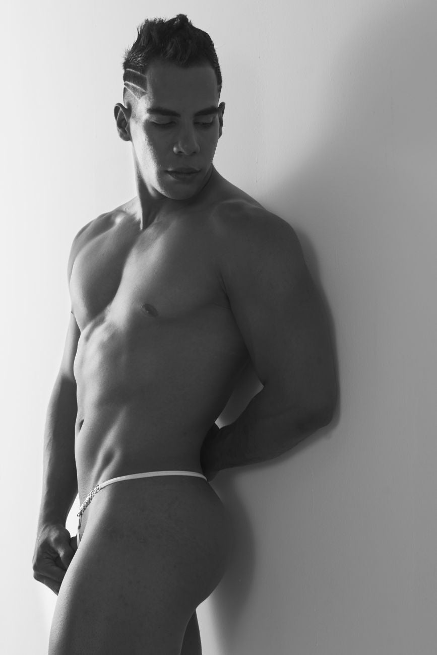 Roger Smuth RS081 Thongs Color White - DealByEthan.gay loves Roger Smuth