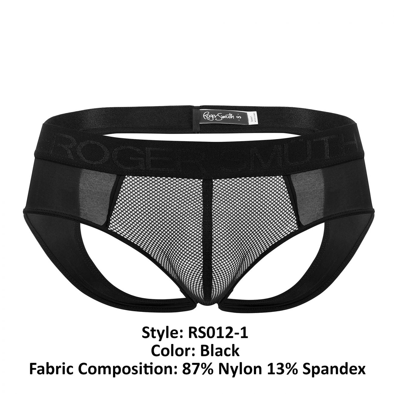 Roger Smuth RS012-1 Jockstrap Farbe Schwarz