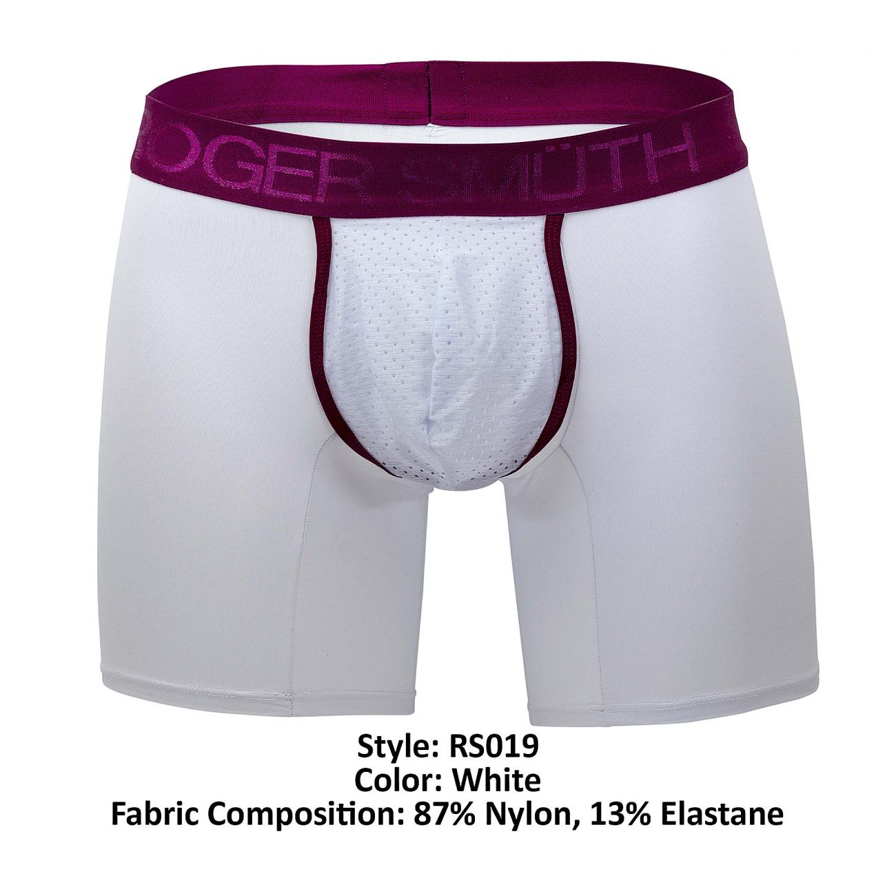 Calzoncillos tipo bóxer Roger Smuth RS019 Color blanco