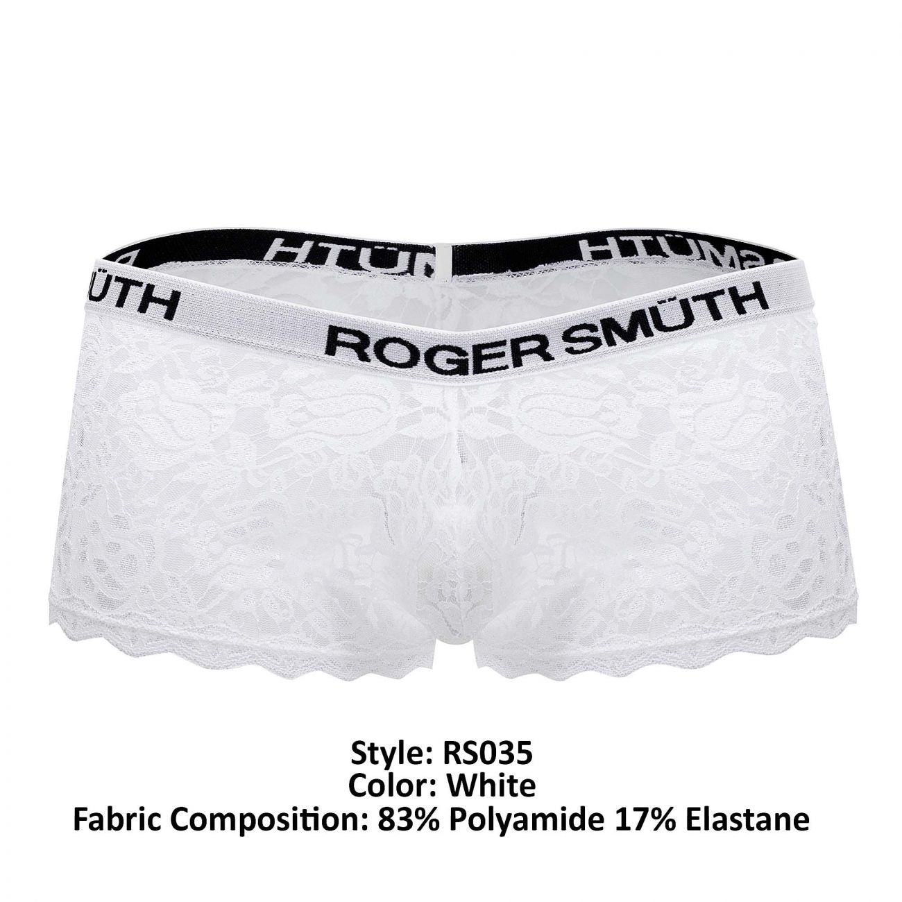 Roger Smuth RS035 Badehose Farbe Weiß