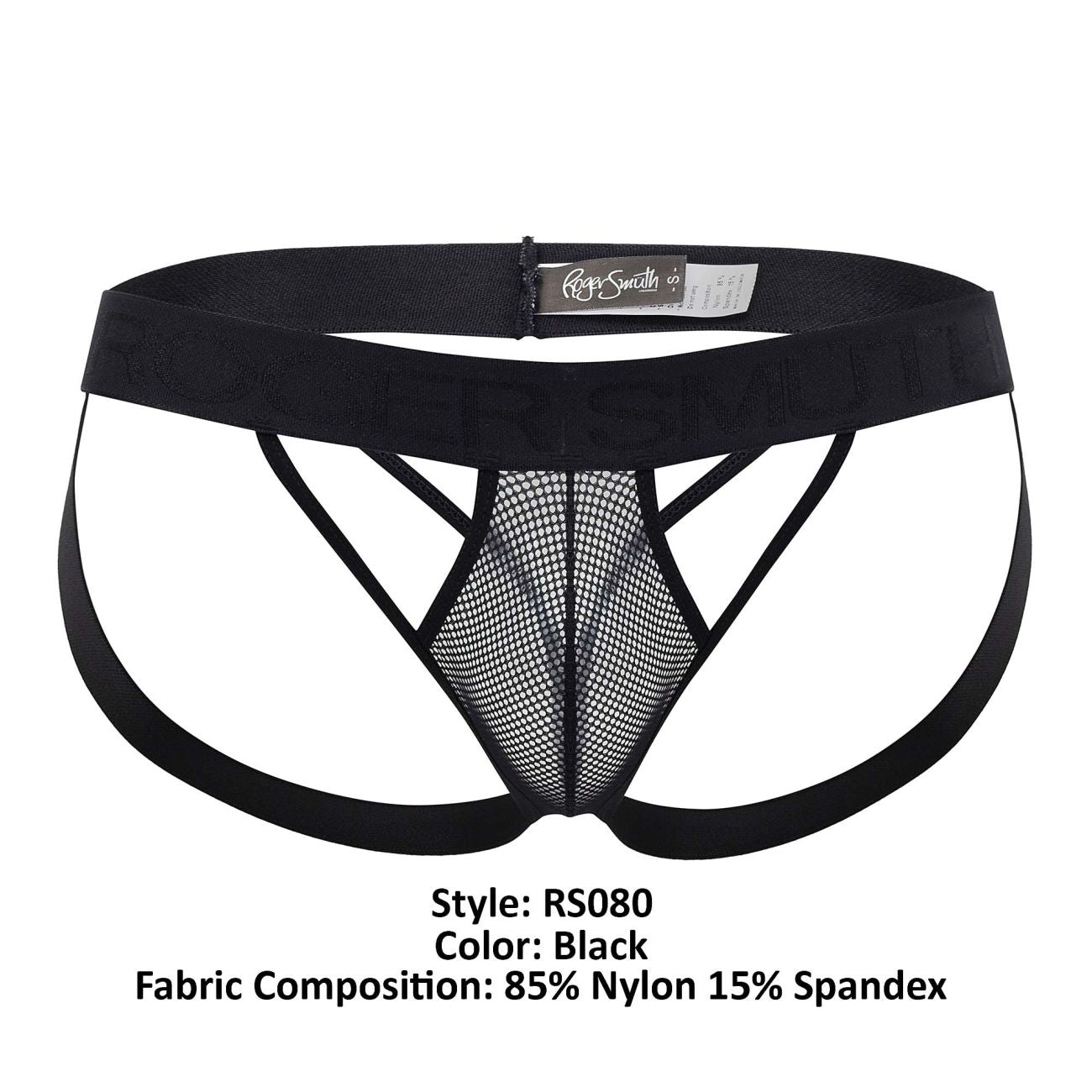 Roger Smuth RS080 Jockstrap Farbe Schwarz