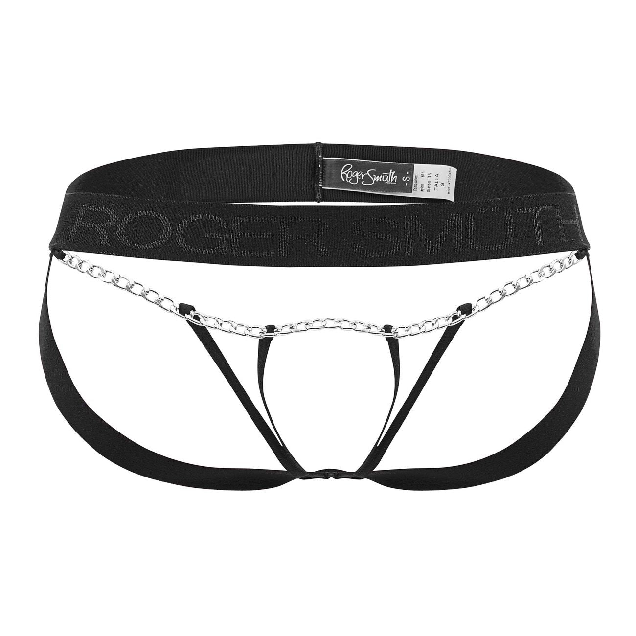Tanga tipo jock Roger Smuth RS086 de color negro