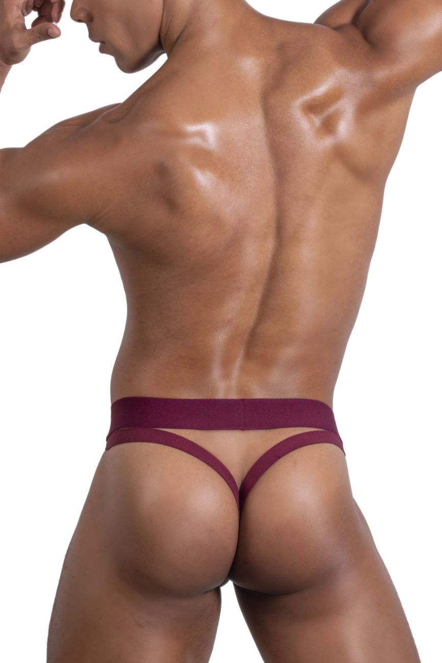 Tanga tipo jock Roger Smuth RS086 color burdeos