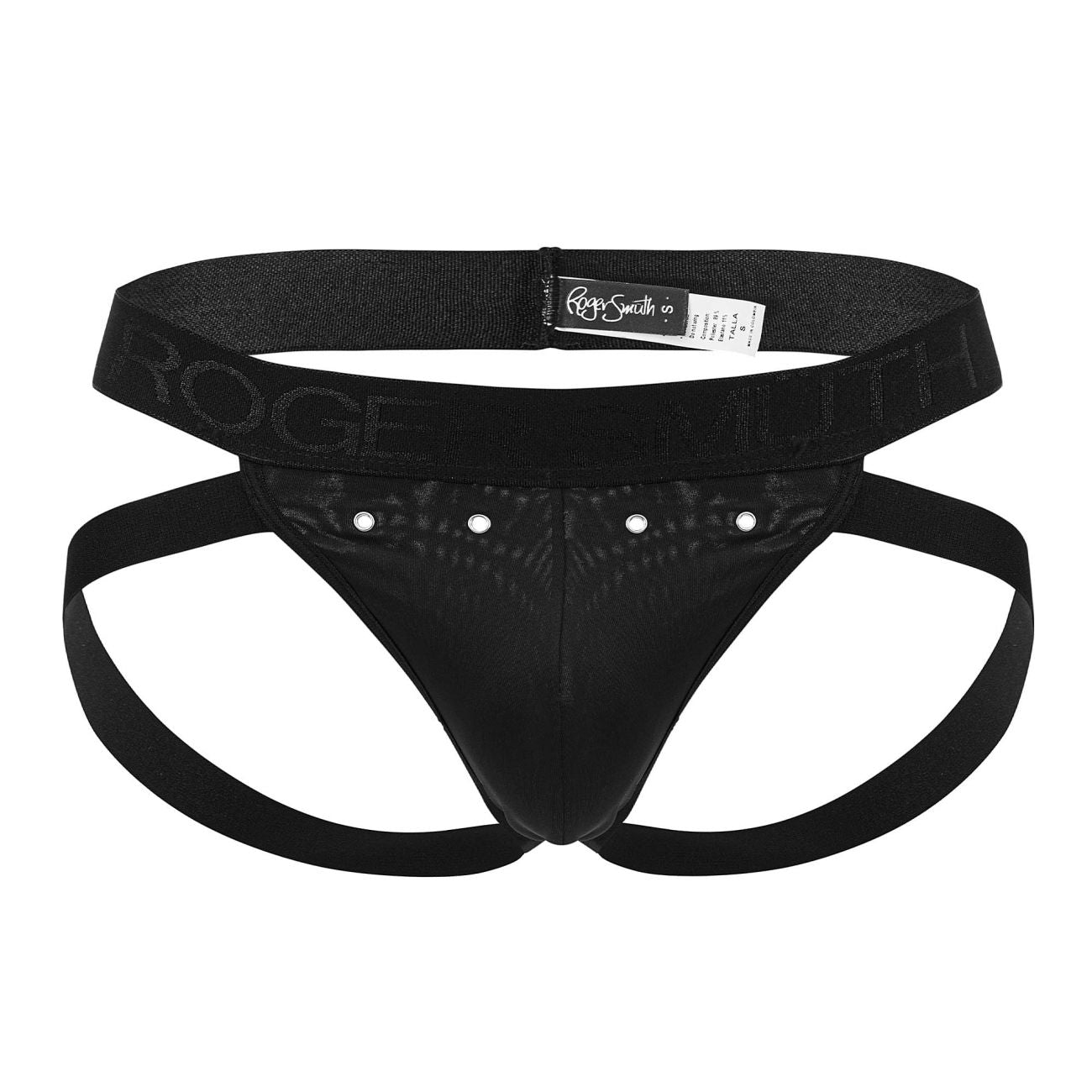 Tanga tipo jock Roger Smuth RS088 de color negro