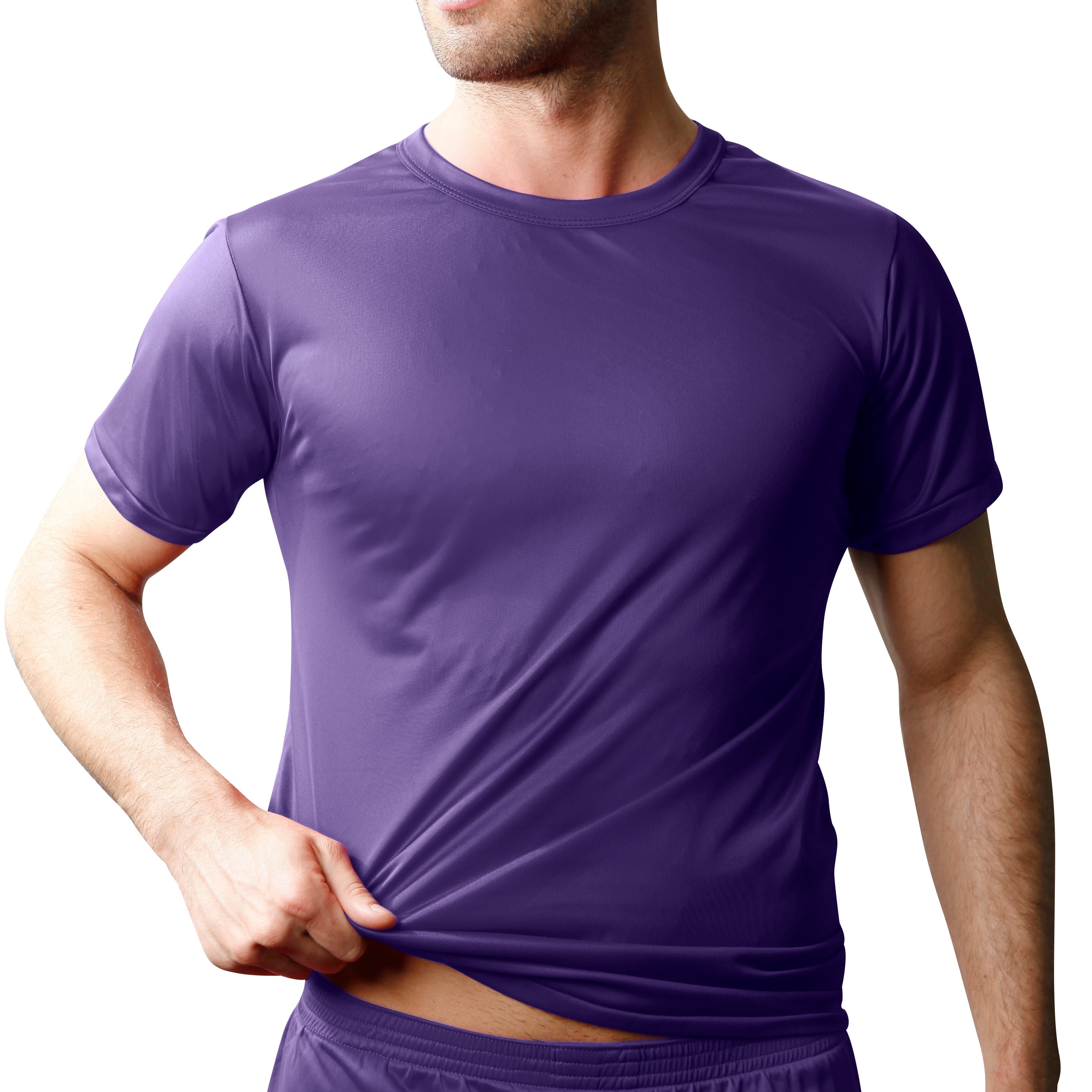 Nylon Tricot Crew Neck T-shirt - DealByEthan.gay