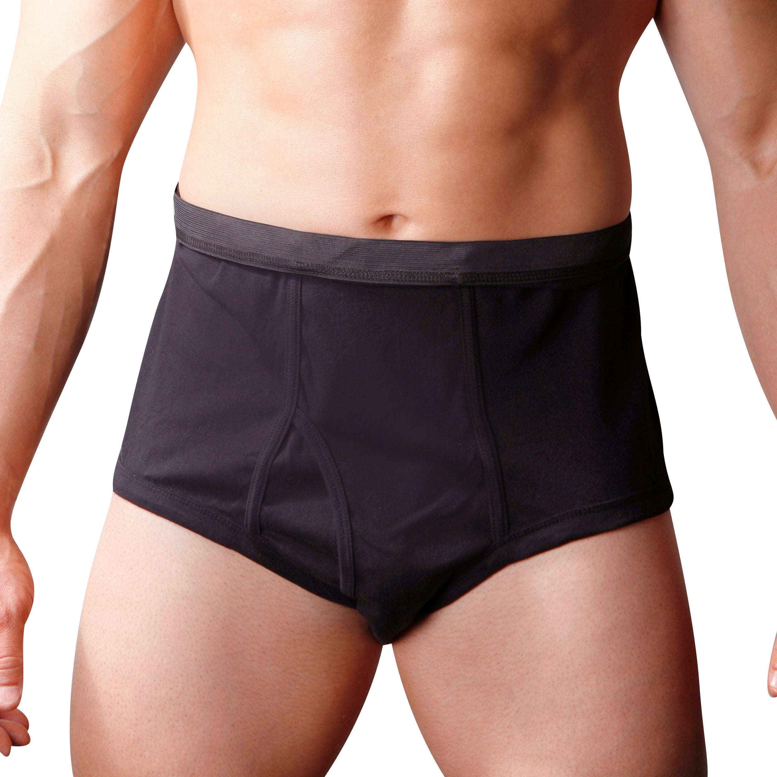 Big Man's Fly Front Colored Brief (4-Pack) - DealByEthan.gay