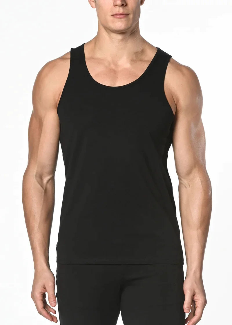 SOLID STRETCH JERSEY TANK - DealByEthan.gay loves ST33LE