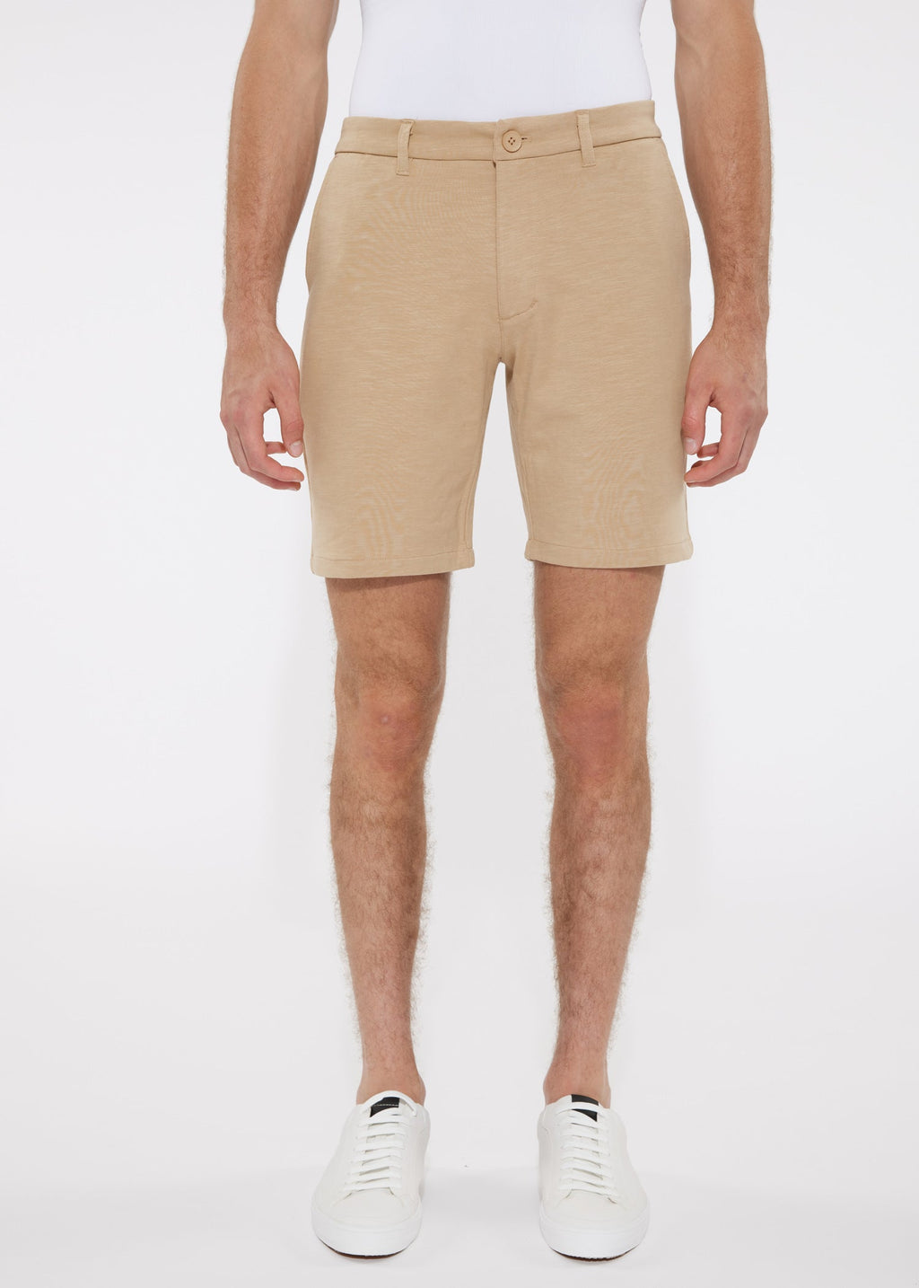 SOLID STRETCH KNIT SHORT - DealByEthan.gay