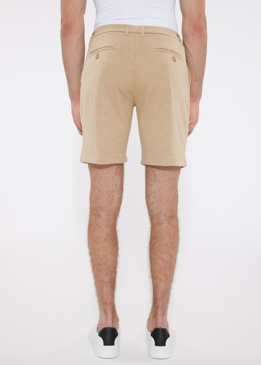 SOLID STRETCH KNIT SHORT - DealByEthan.gay