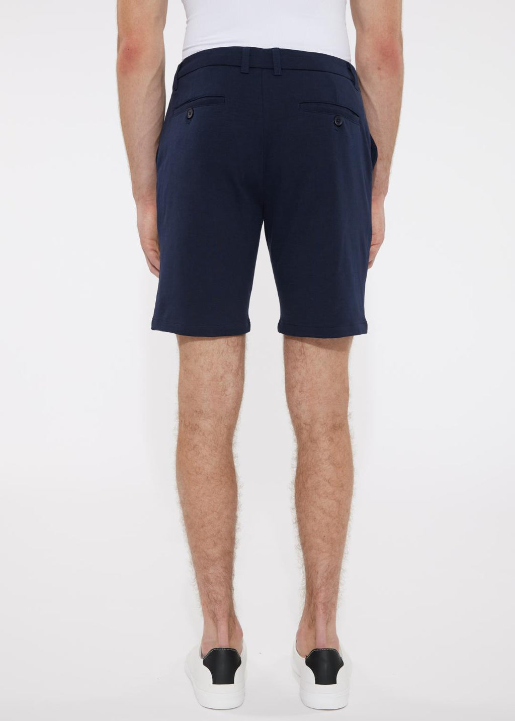 SOLID STRETCH KNIT SHORT - DealByEthan.gay