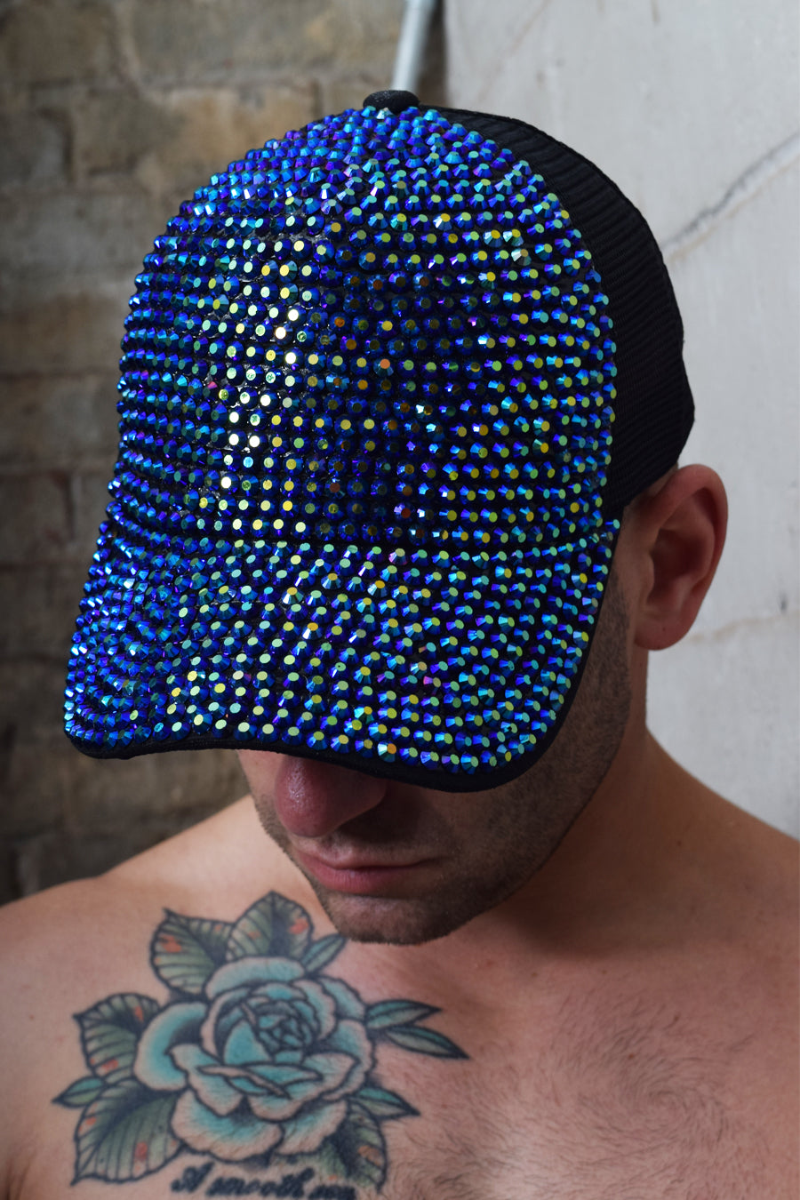 SPARK TRUCKER HAT - BLUE - DealByEthan.gay loves Breedwell