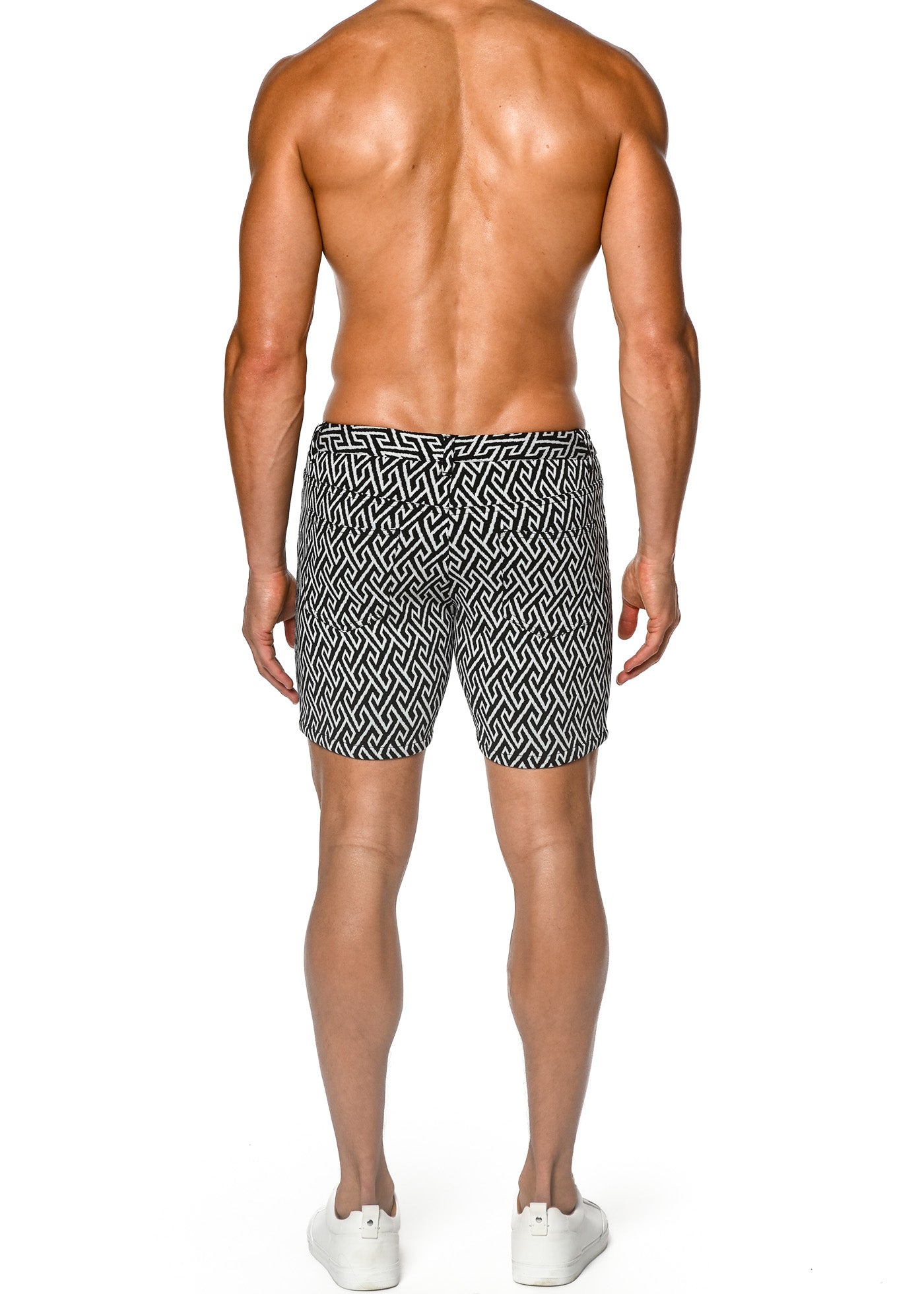 JACQUARD STRETCH KNIT SHORT - DealByEthan.gay