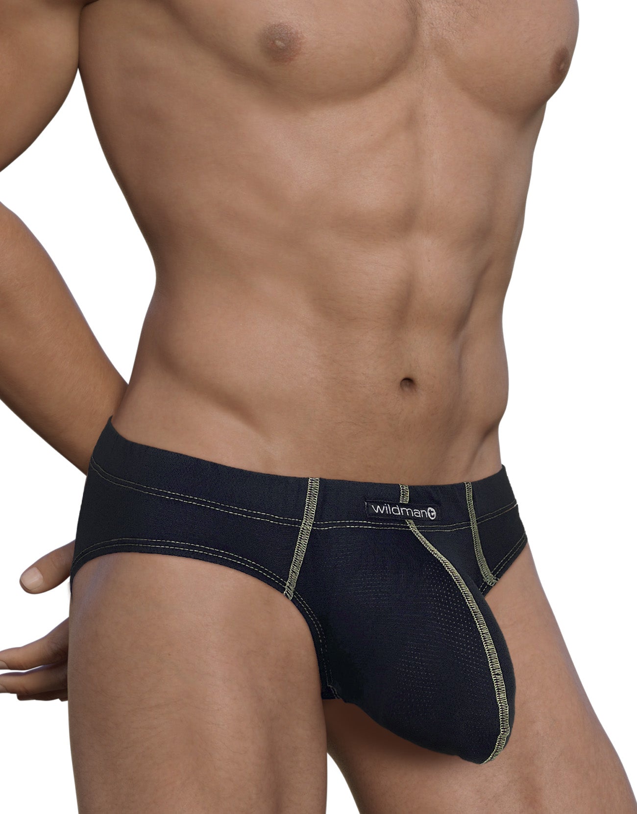 Stitch Big Boy Pouch Brief - Yellow - DealByEthan.gay