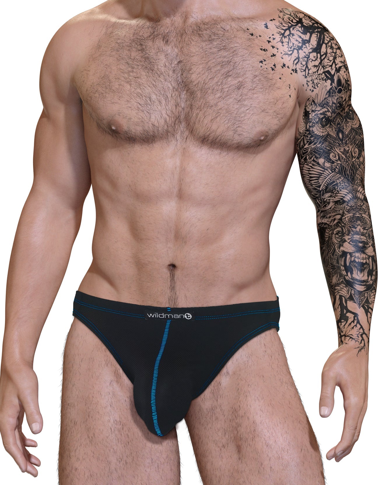 Stitch Big Boy Pouch Jock Strap - Blue - DealByEthan.gay