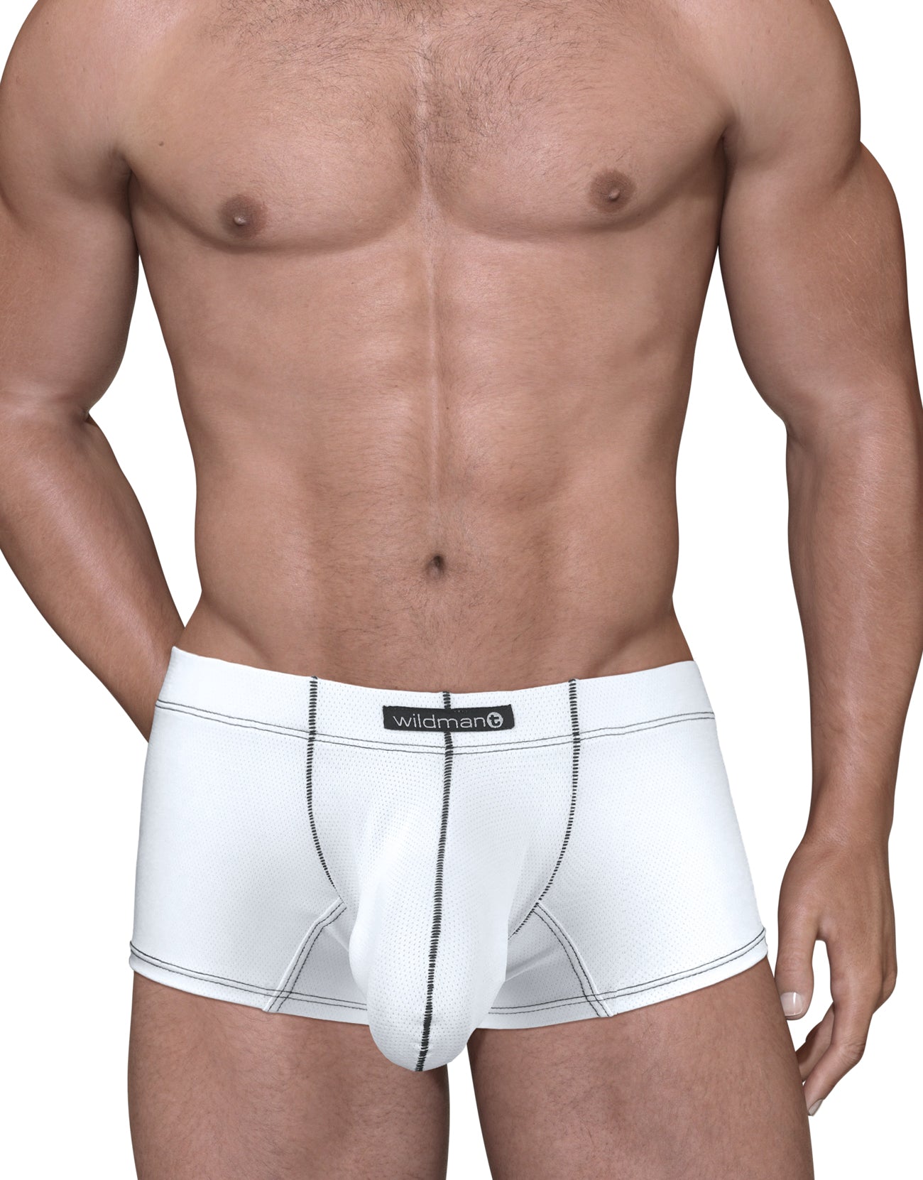 Stitch Big Boy Pouch Boxer Brief - White - DealByEthan.gay