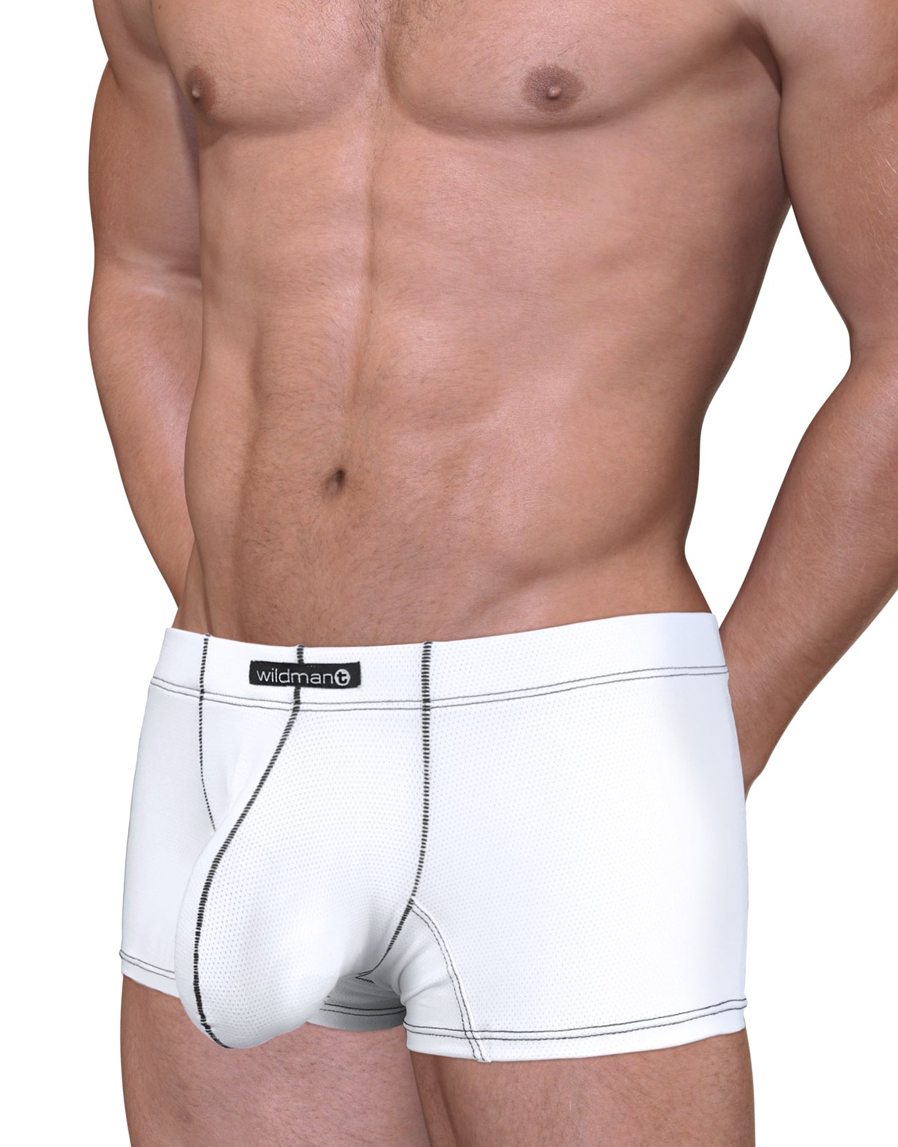 Stitch Big Boy Pouch Boxer Brief - White - DealByEthan.gay