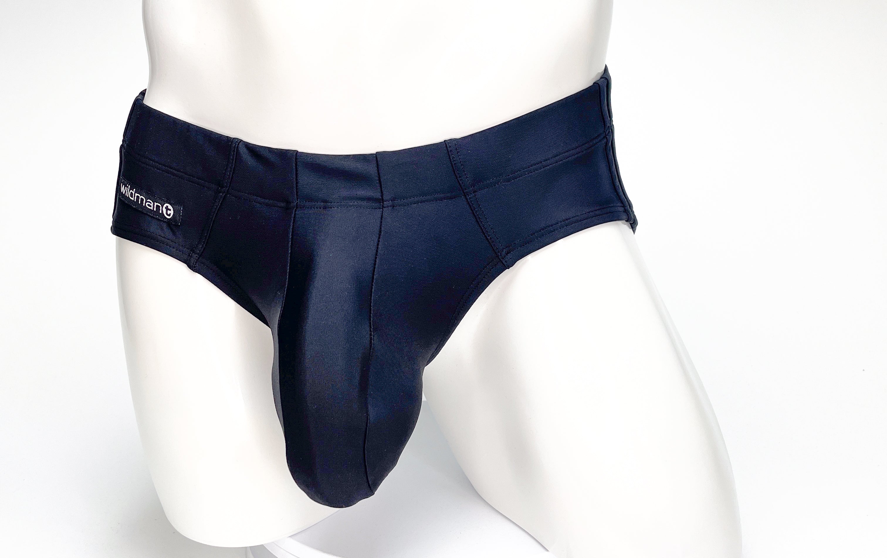 WildmanT Big Boy Pouch Swim Brief Black - DealByEthan.gay