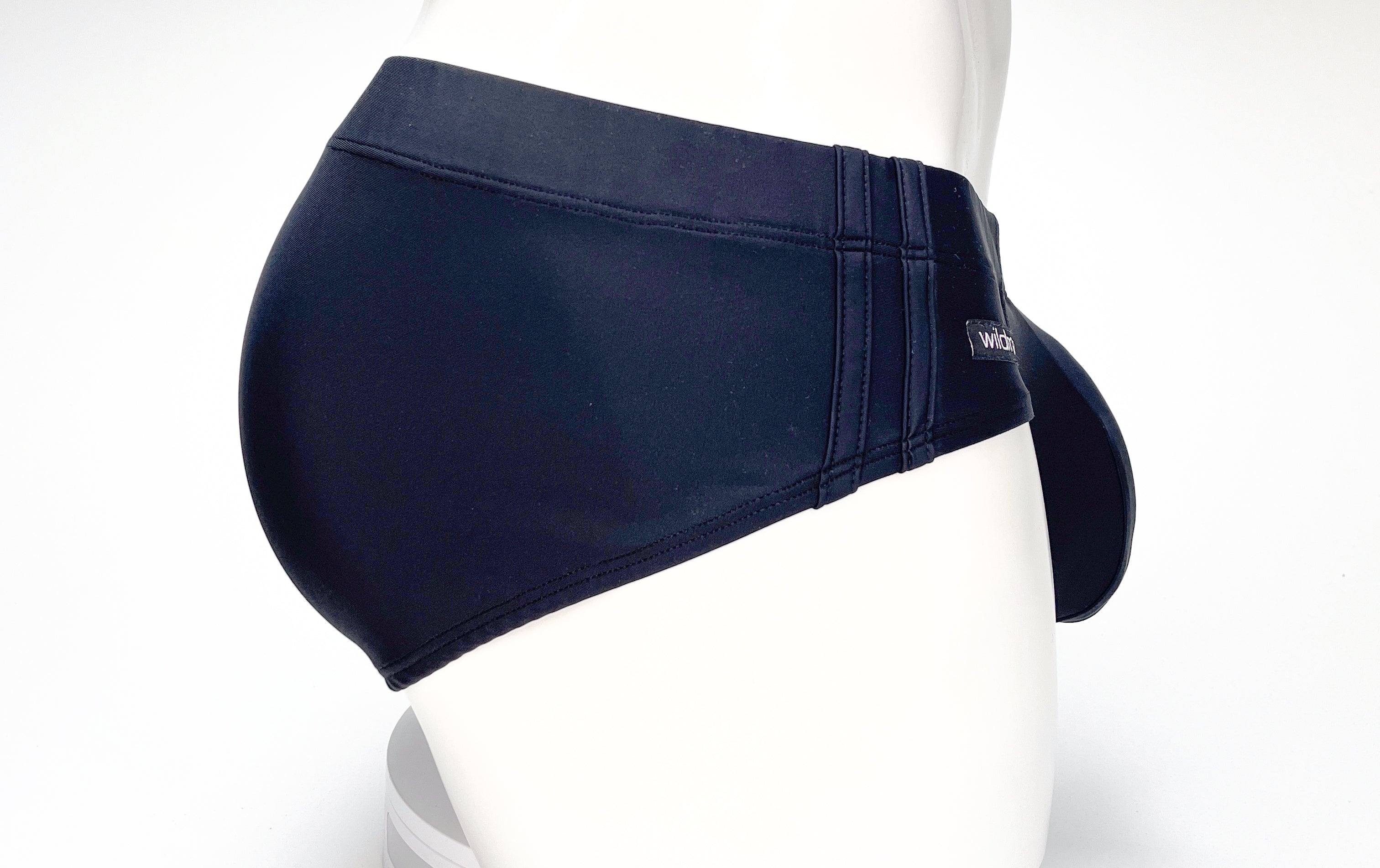 WildmanT Big Boy Pouch Swim Brief Black - DealByEthan.gay