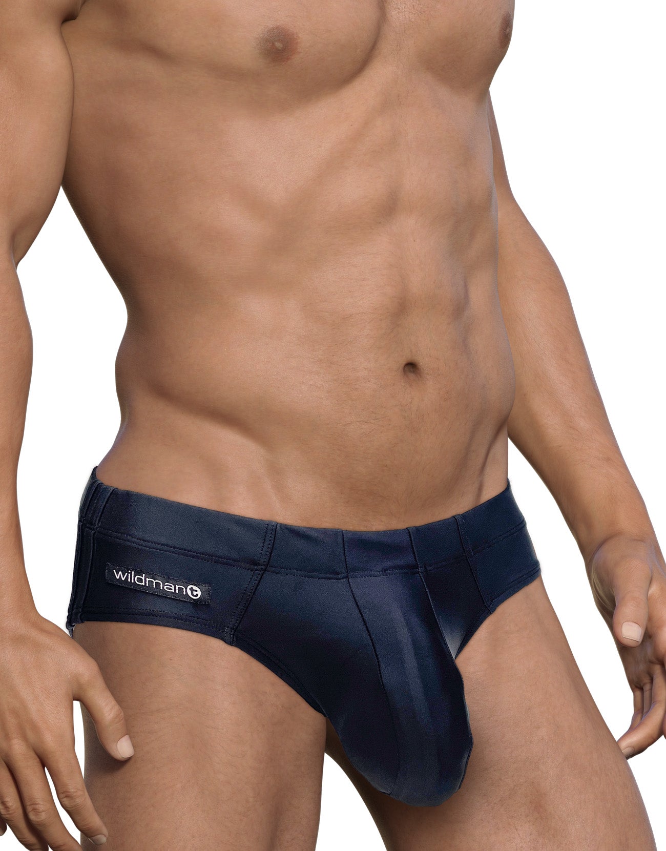 WildmanT Big Boy Pouch Swim Brief Black - DealByEthan.gay