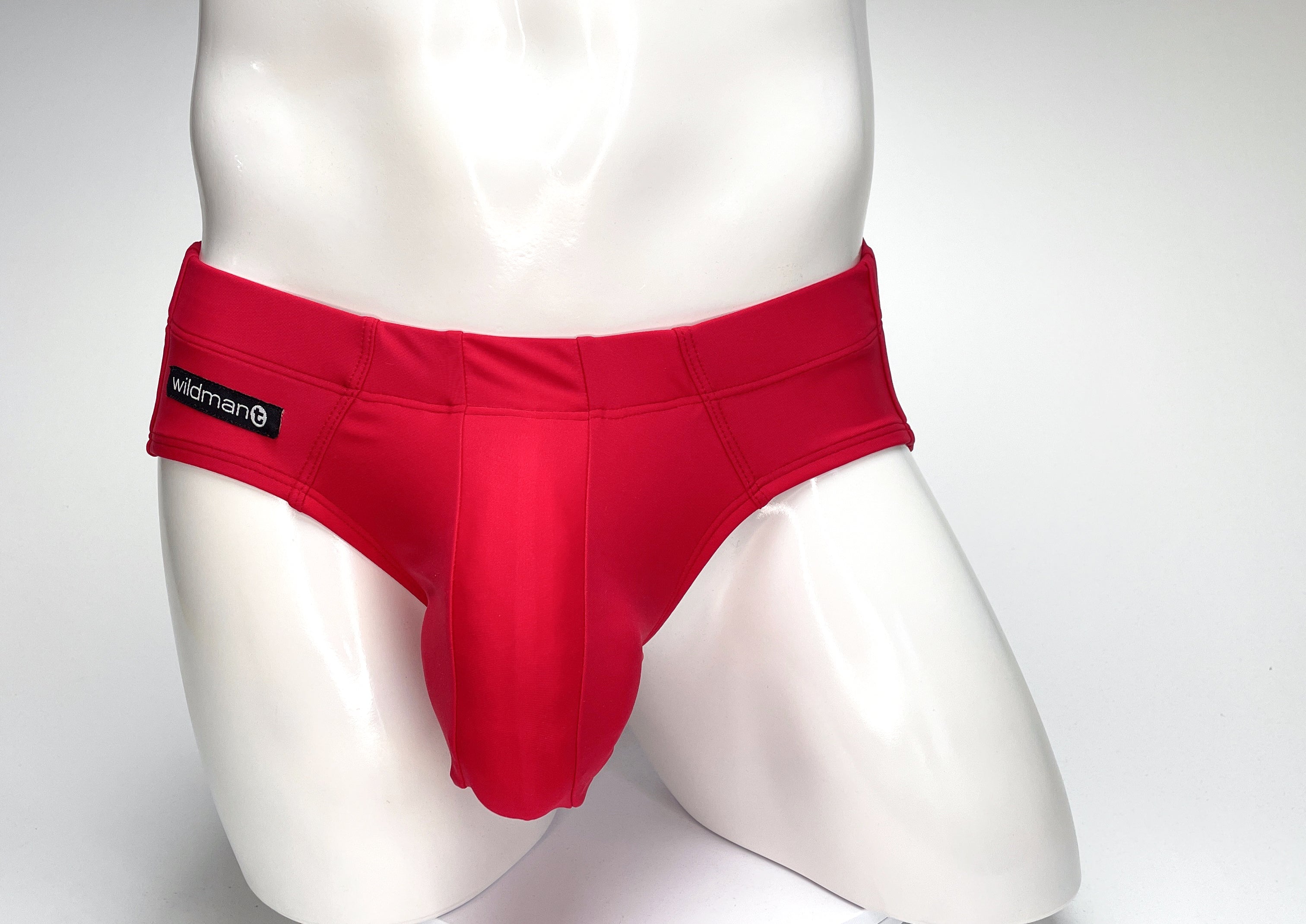 WildmanT Big Boy Pouch Swim Brief Red - DealByEthan.gay