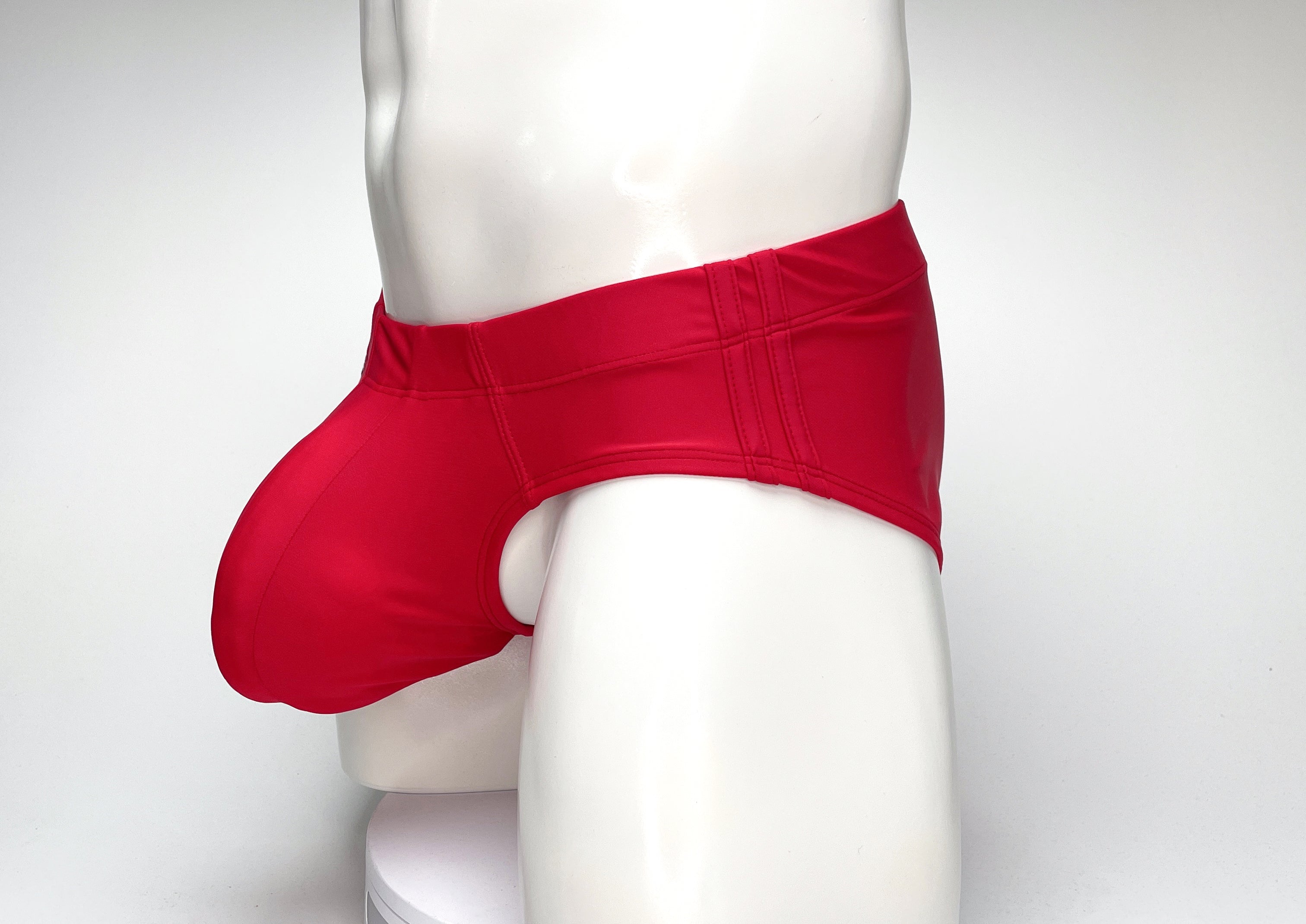 WildmanT Big Boy Pouch Swim Brief Red - DealByEthan.gay