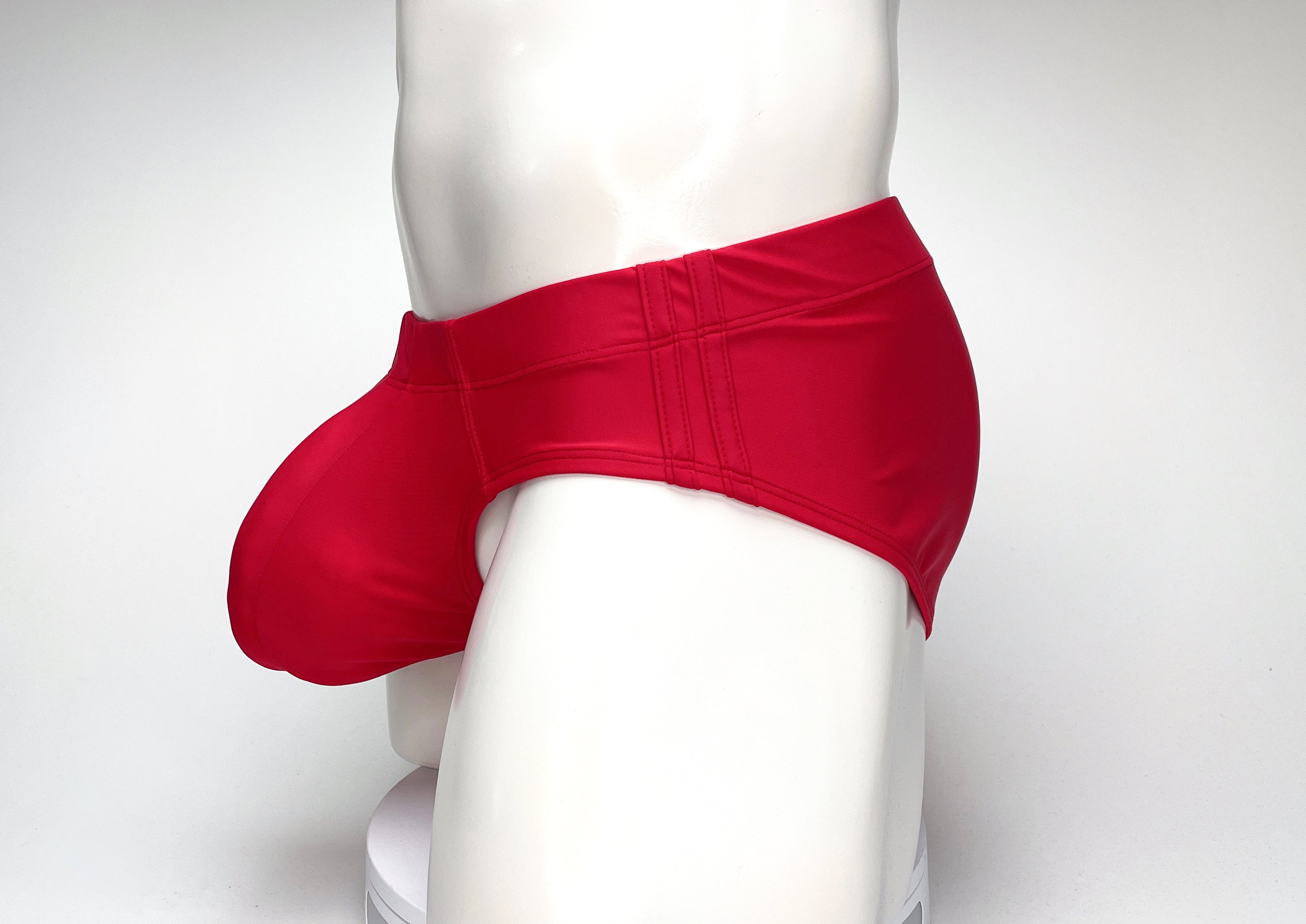 WildmanT Big Boy Pouch Swim Brief Red - DealByEthan.gay