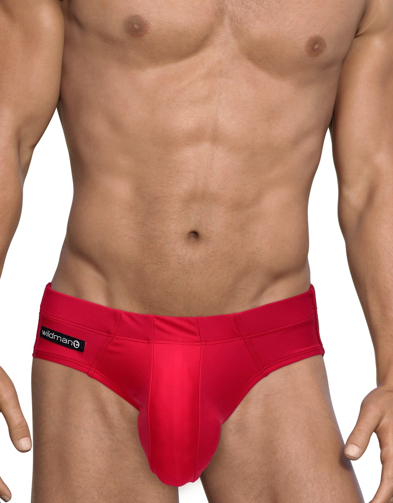 WildmanT Big Boy Pouch Swim Brief Red - DealByEthan.gay